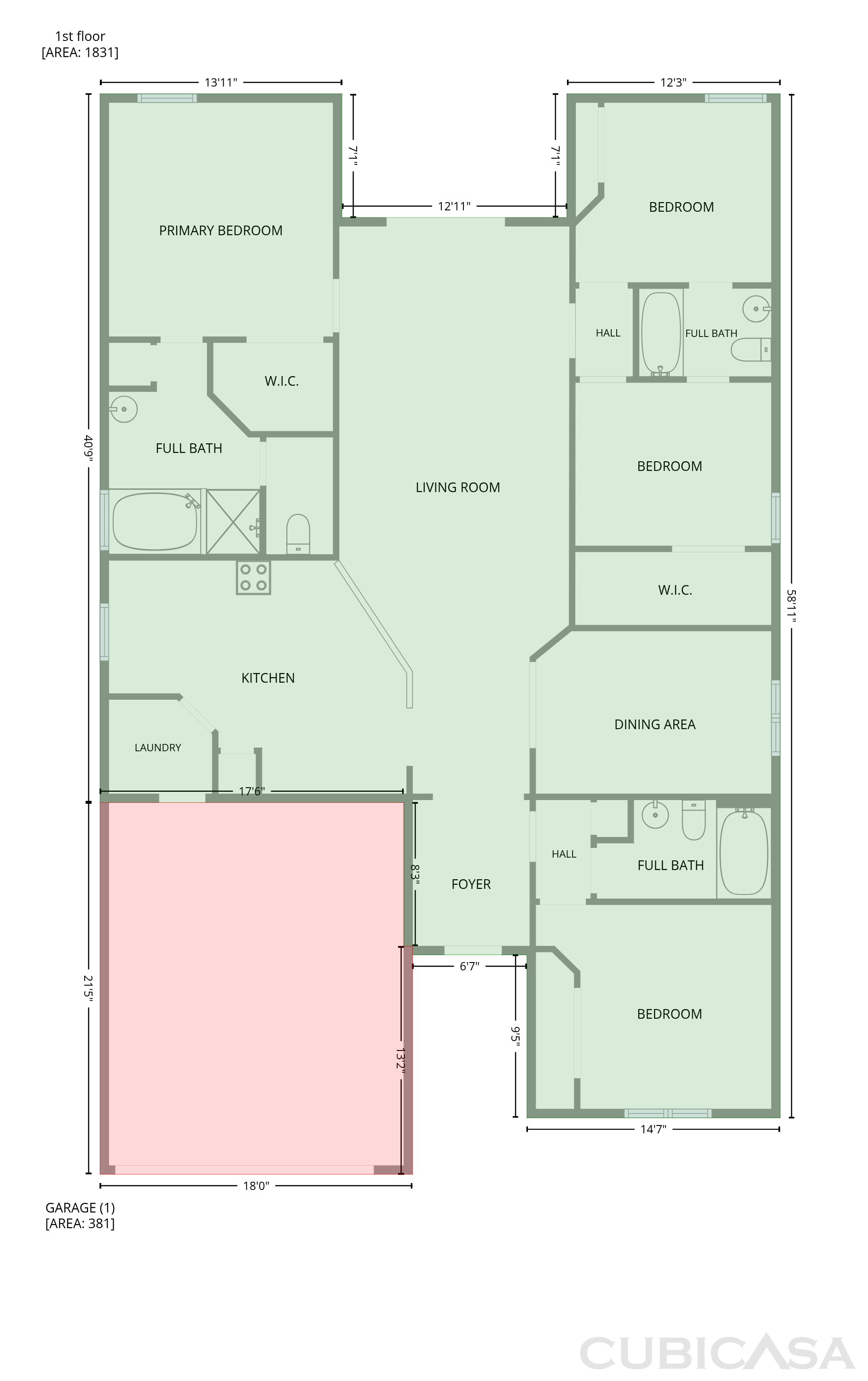 Main Floor of 10080 Tolman Dr, Hudson, FL