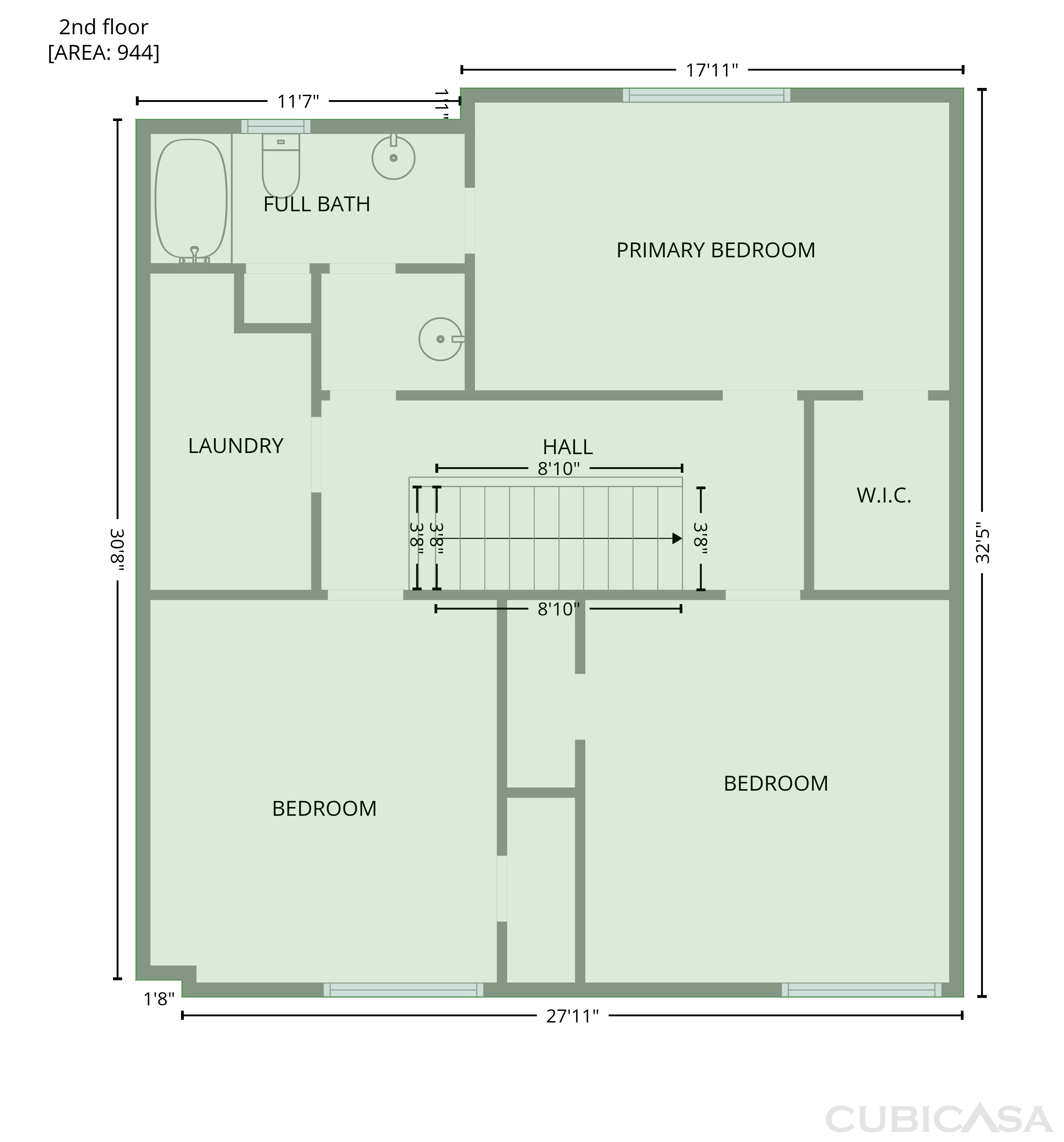 Second Floor of 2197 11th Ave SE, Cambridge, MN