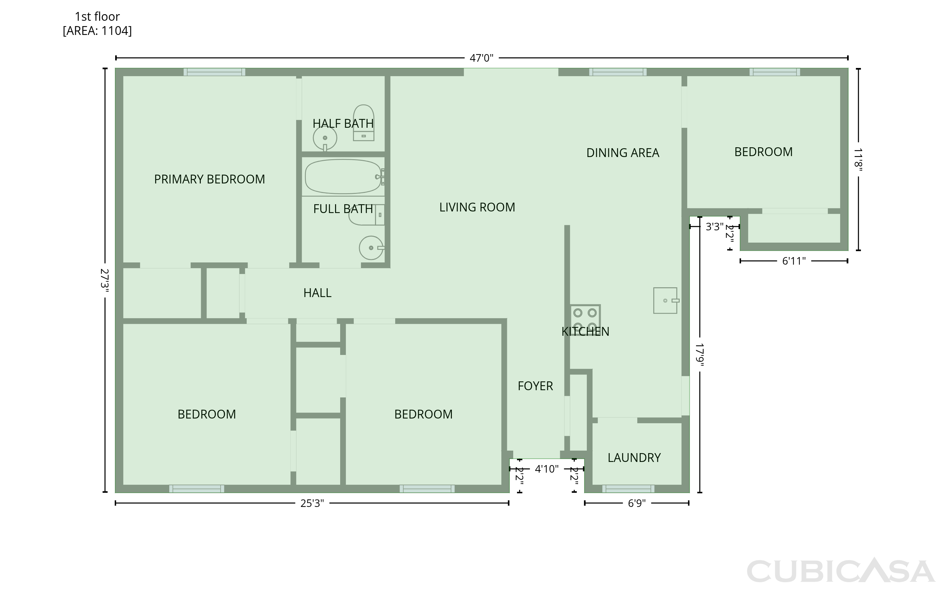 Main Floor of 416 Tisdell Ln, Aubrey, TX
