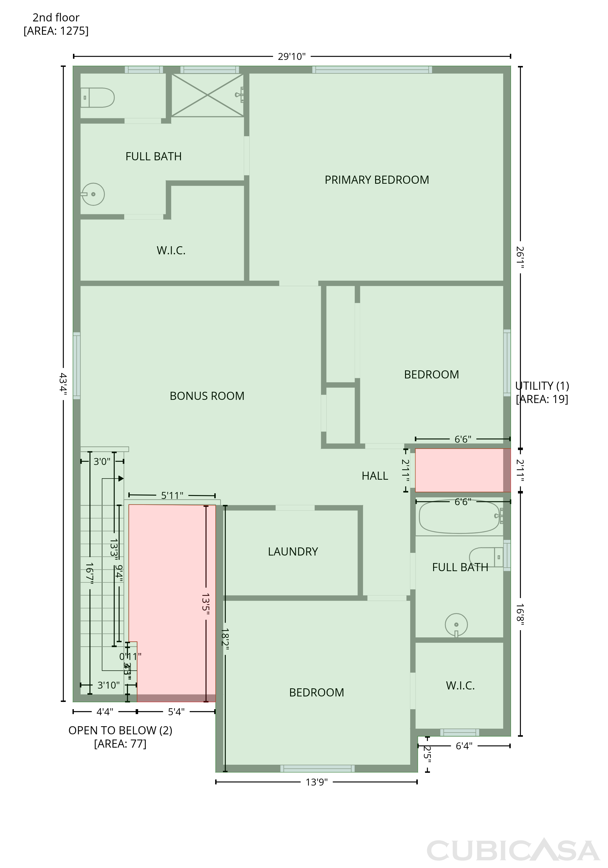 Second Floor of 2602 S 11th Ct, Ridgefield, WA