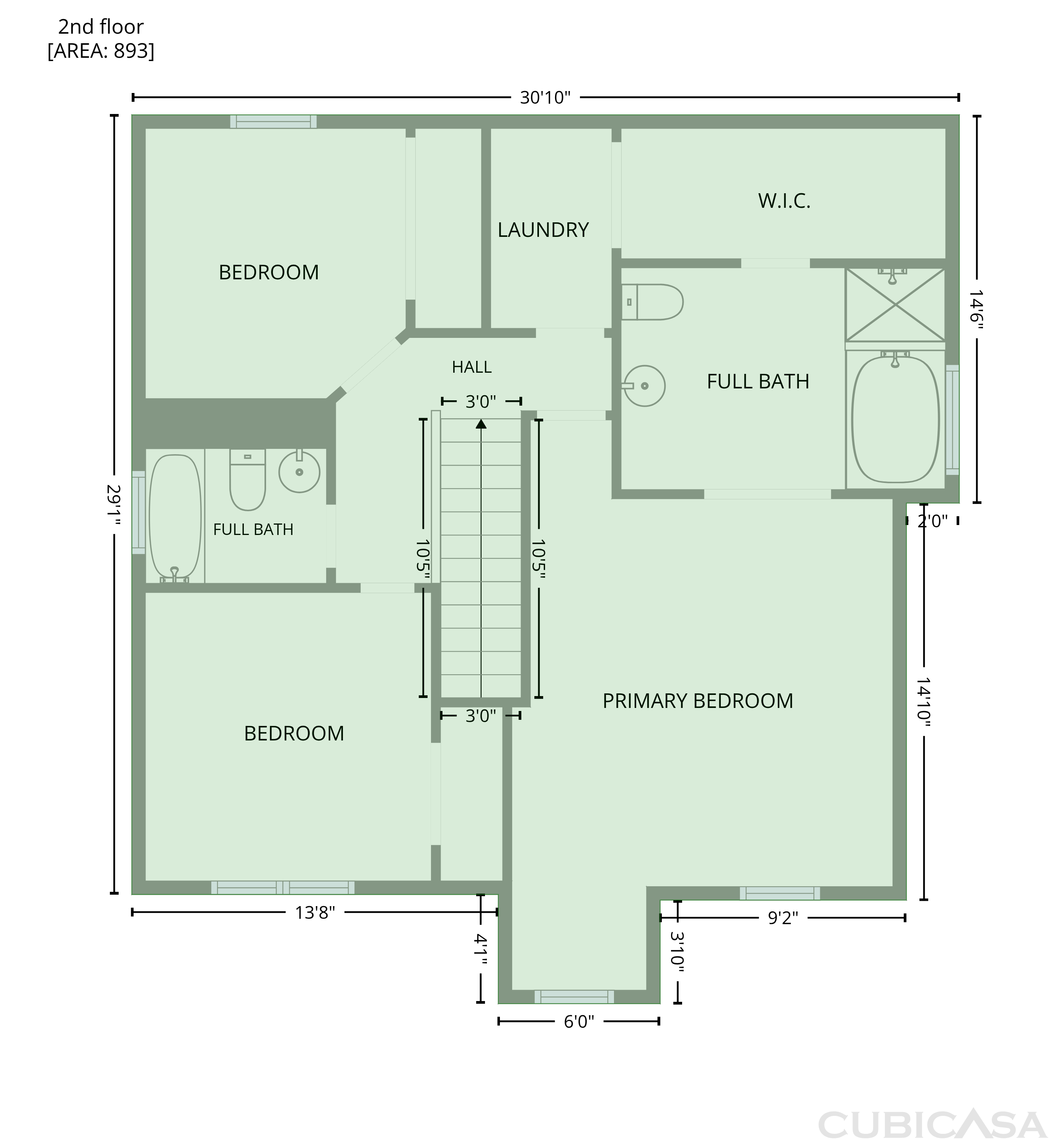 Second Floor of 1159 Tufton Pl NW, Concord, NC