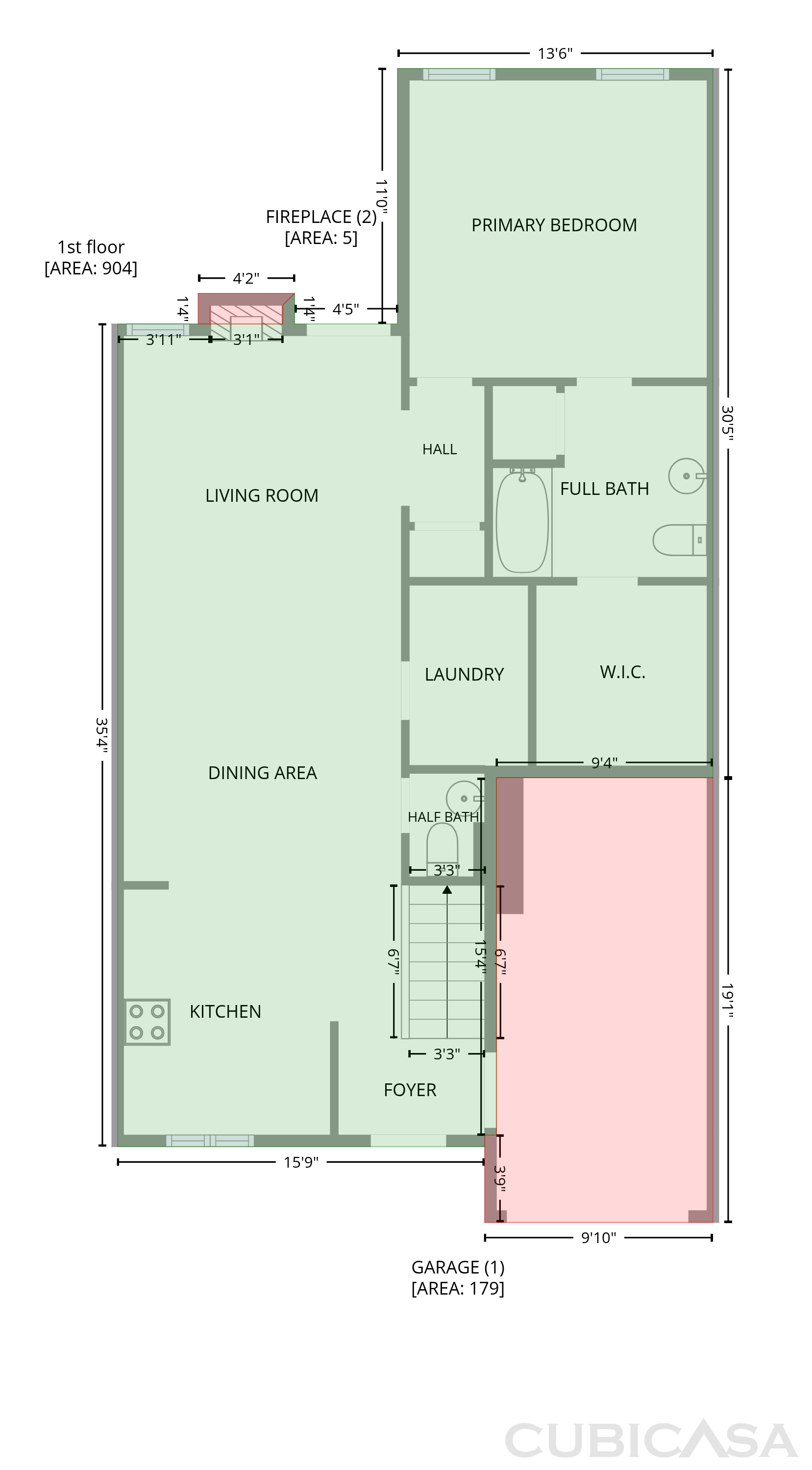 Main Floor of 967 Horse Mountain Rd, Shelbyville, TN
