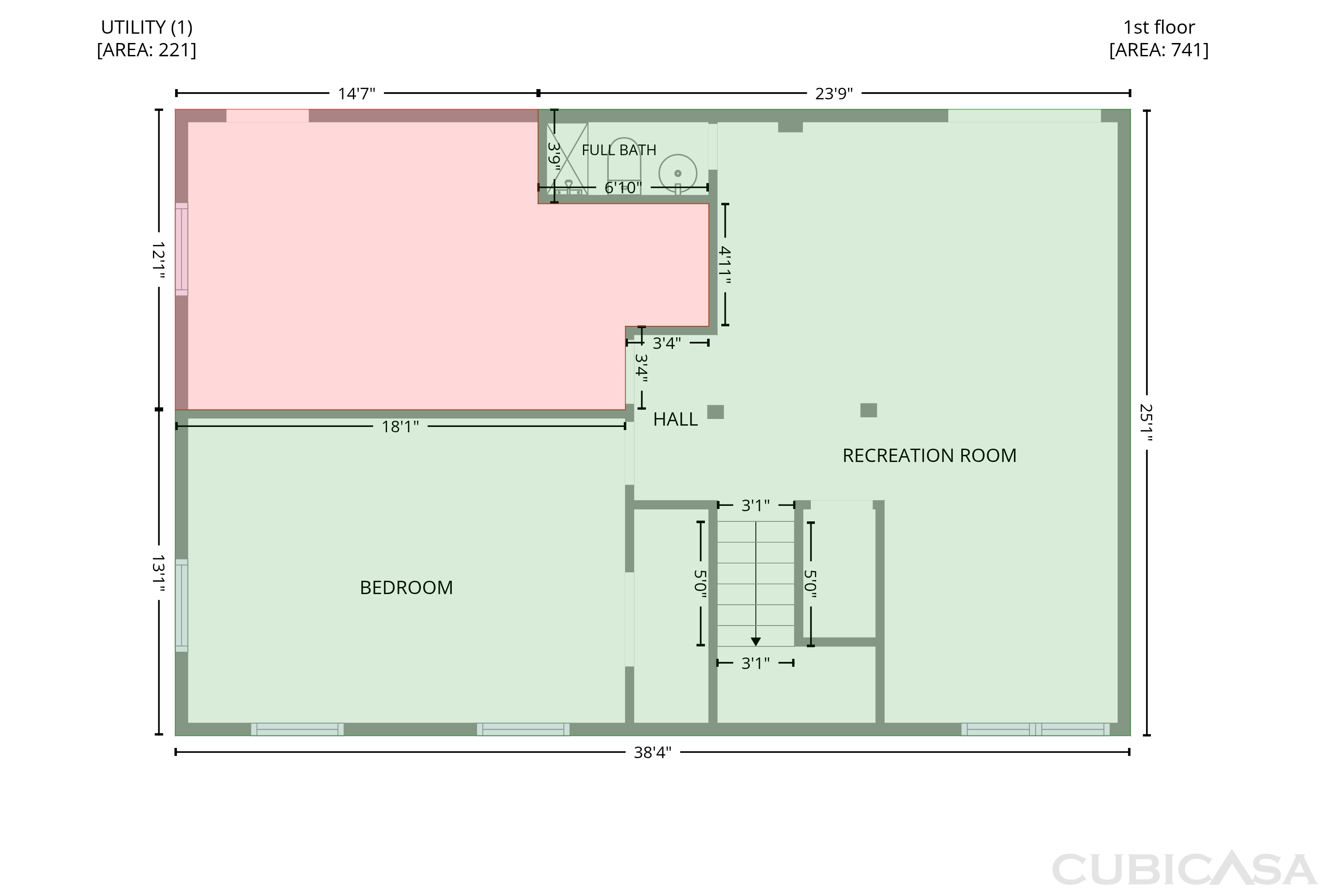 Main Floor of 1716 Timberlane St, Gastonia, NC