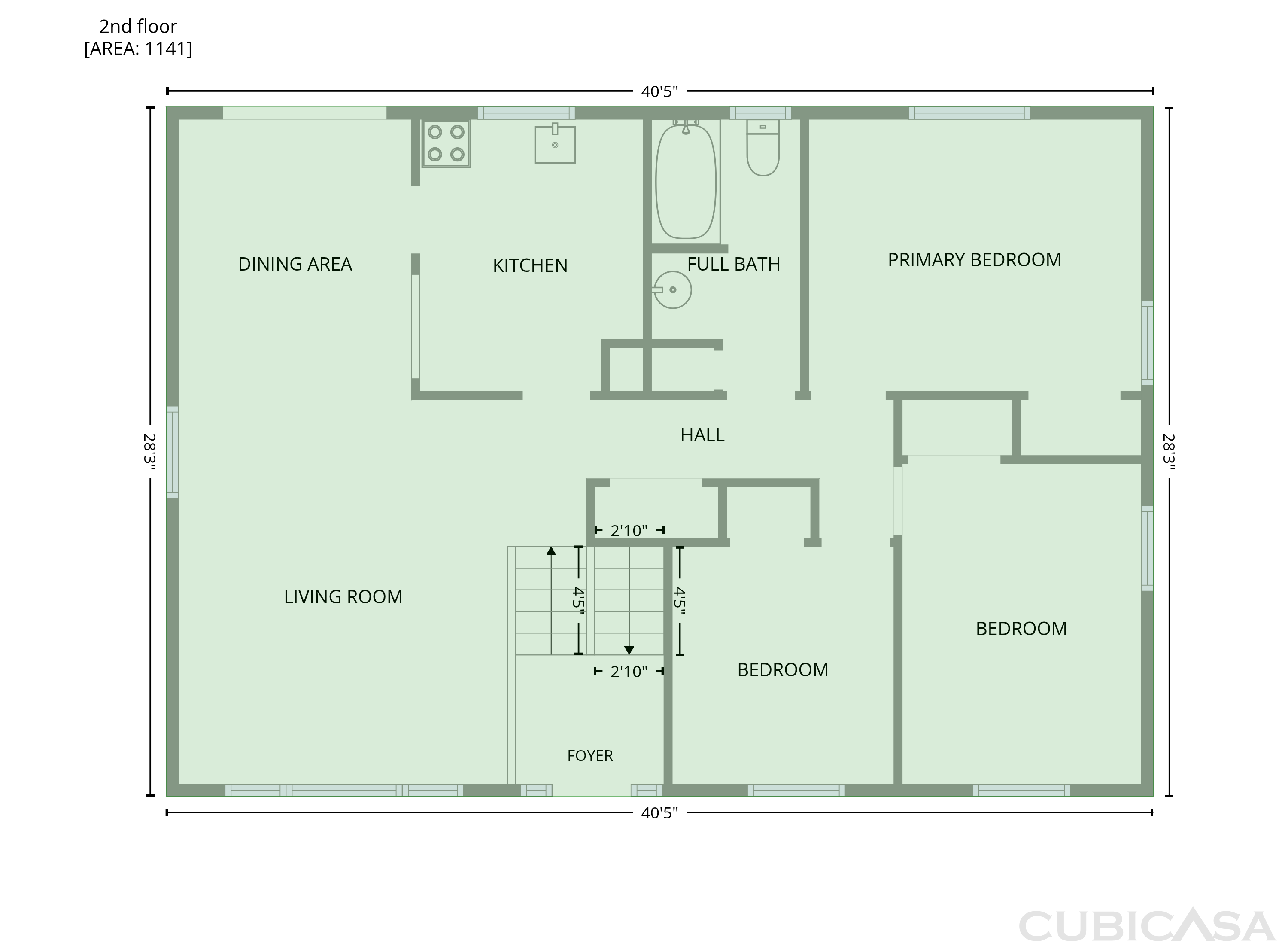Second Floor of 314 Colonial Dr, Exton, PA