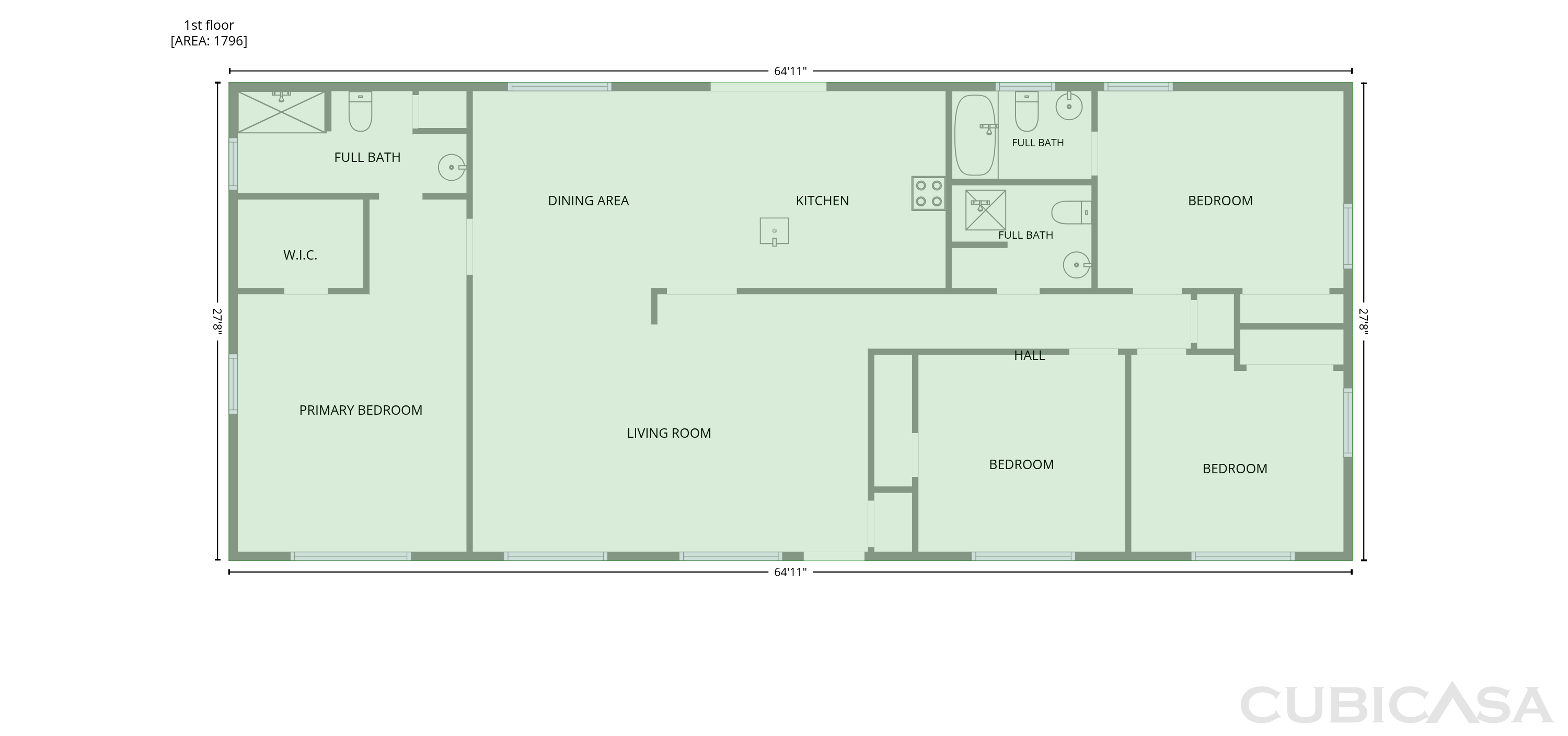 Main Floor of 3111 Braddock Dr, Fayetteville, NC