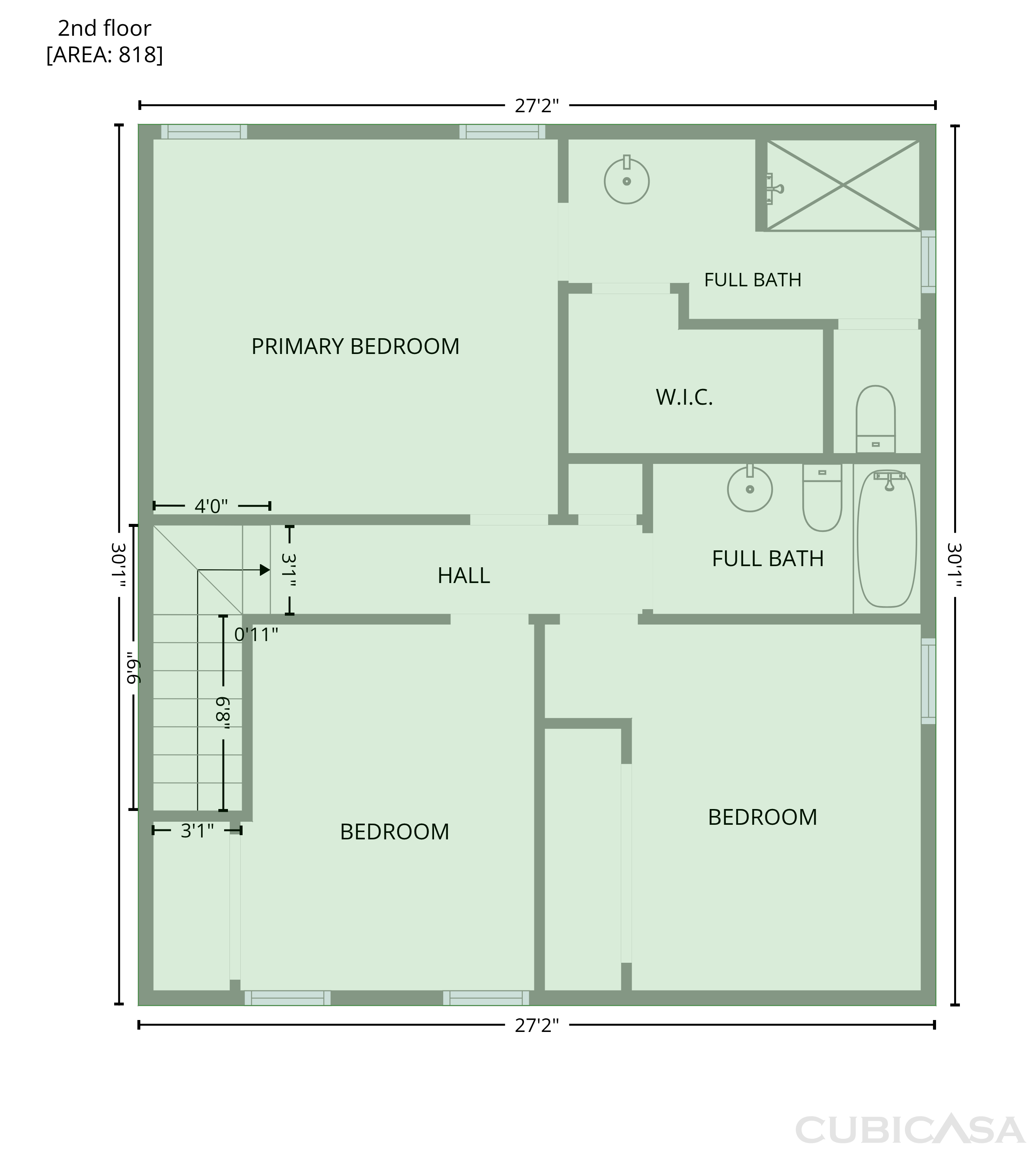 Second Floor of 8 Big Bluff Pl, Durham, NC