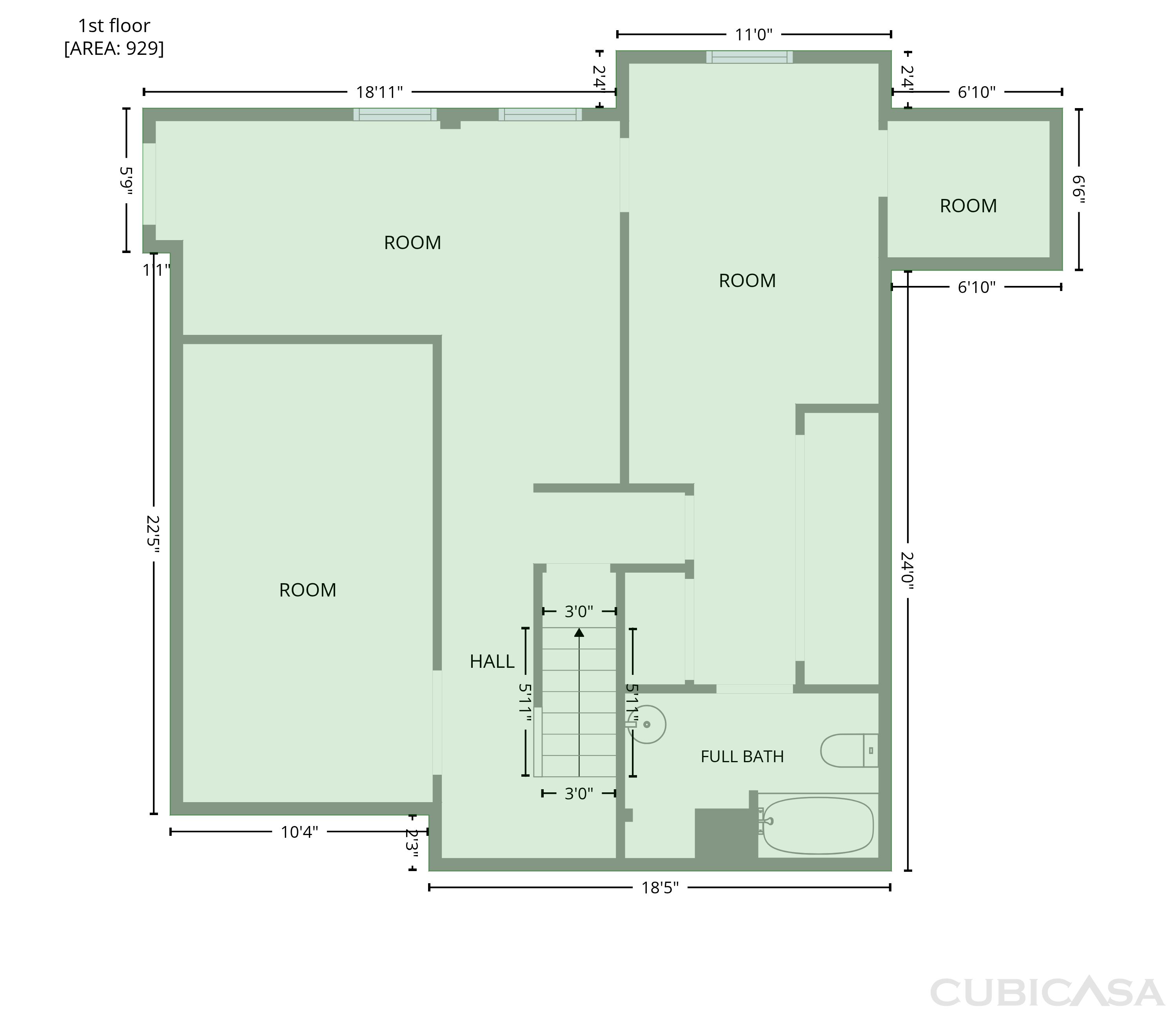 Main Floor of 3612 Brookefall Ct, Suwanee, GA