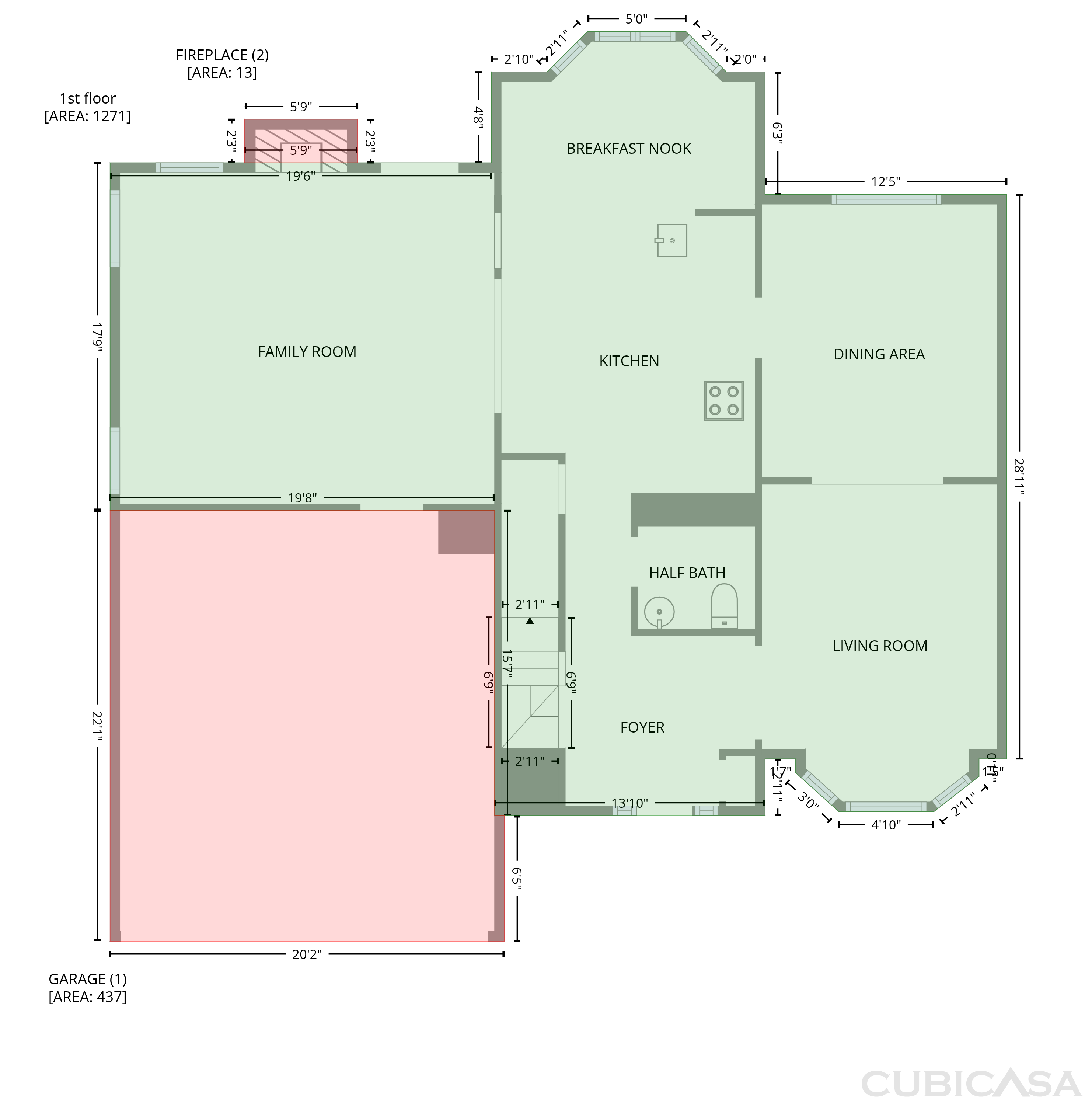 Main Floor of 4024 Fifendrum Ln, Charlotte, NC