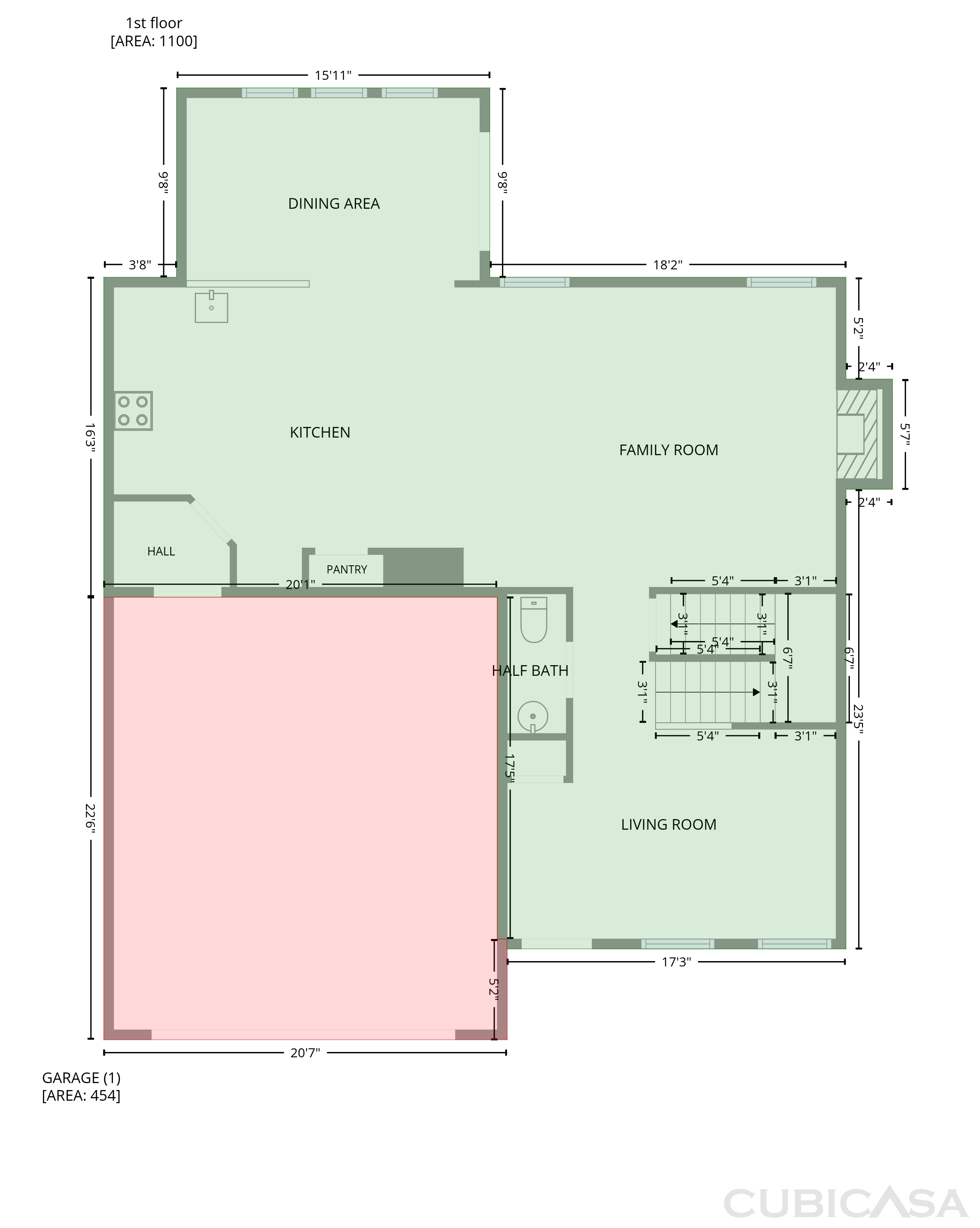 Second Floor of 628 Reunion Ln, Greenwood, IN
