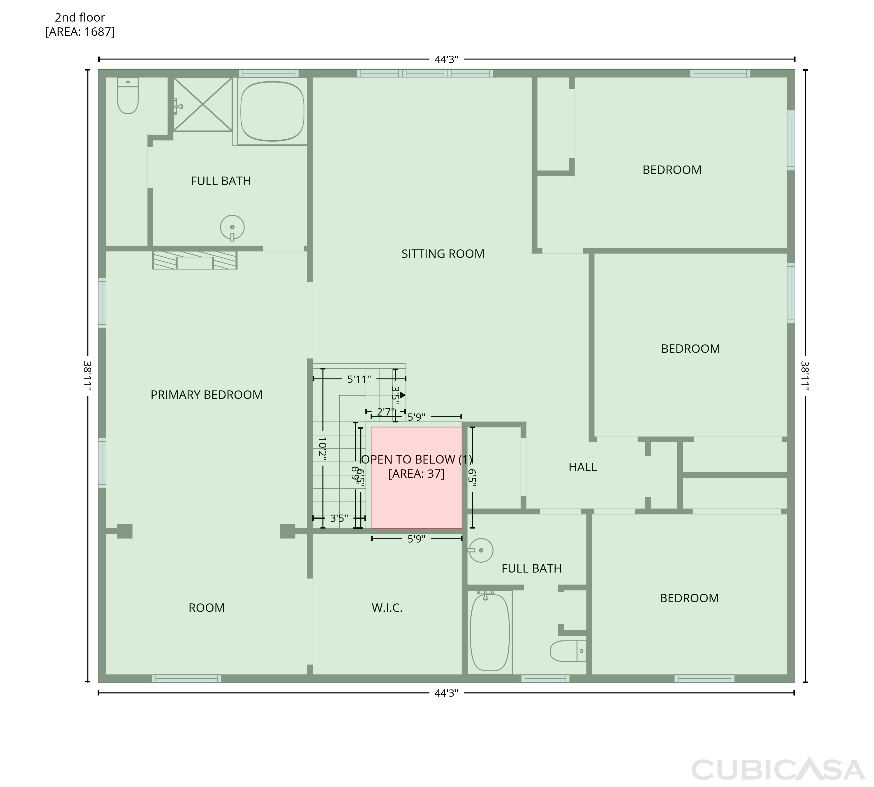 Floor 4 of 4903 Homeplace Dr, Apex, NC