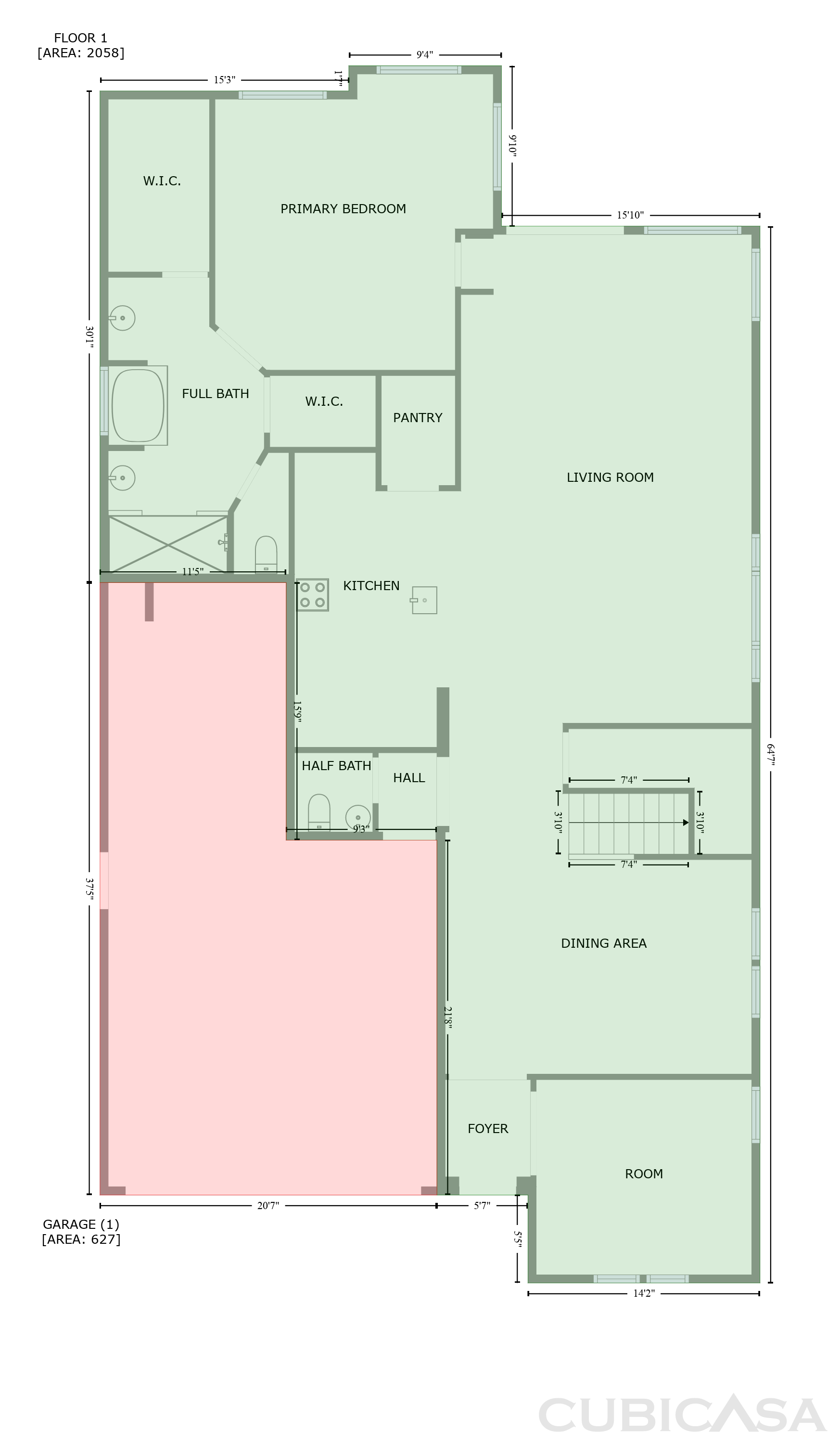 Main Floor of 2522 W Brisa Dr, Phoenix, AZ