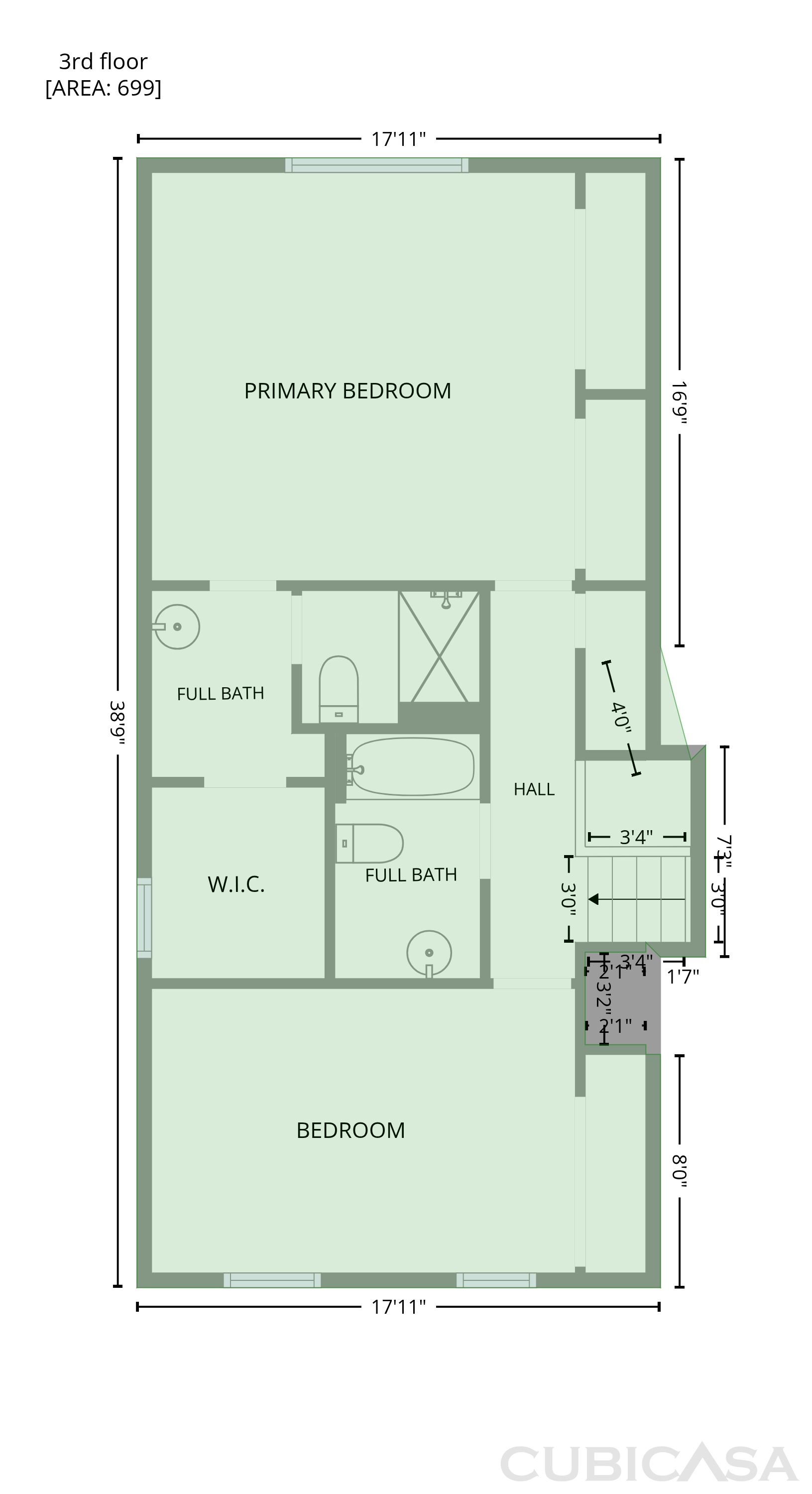 Third Floor of 1106 Stanton Dr, Shelby, NC