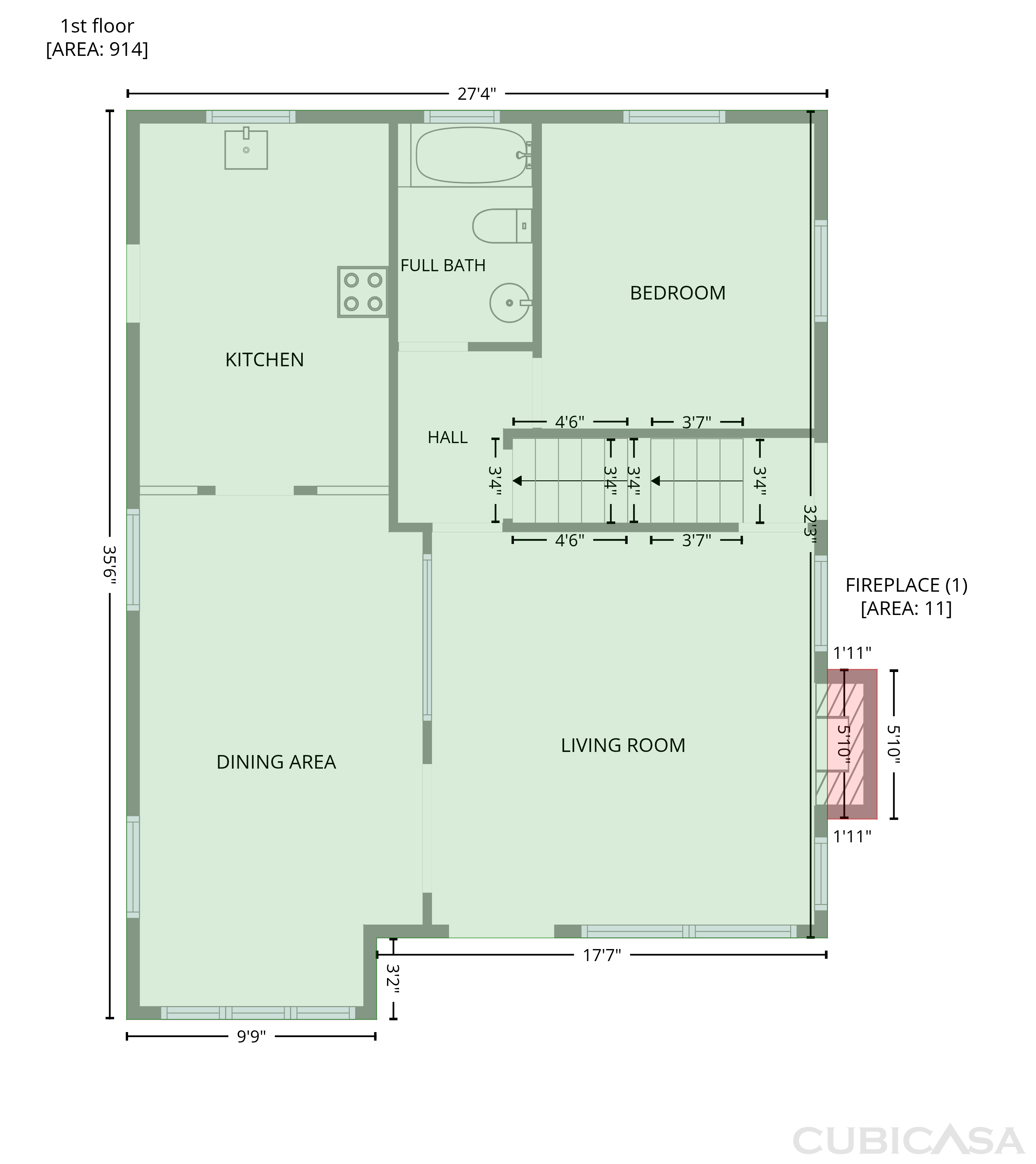 Second Floor of 720 Kennebec Ave, Takoma Park, MD