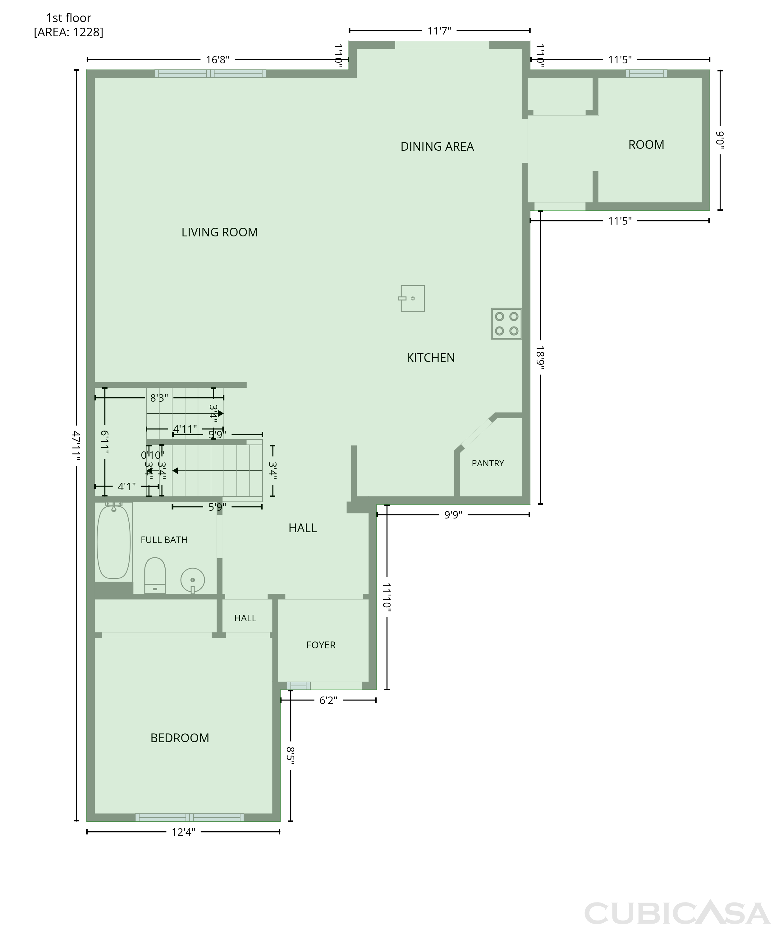 Second Floor of 593 Columbia St, Johnstown, CO