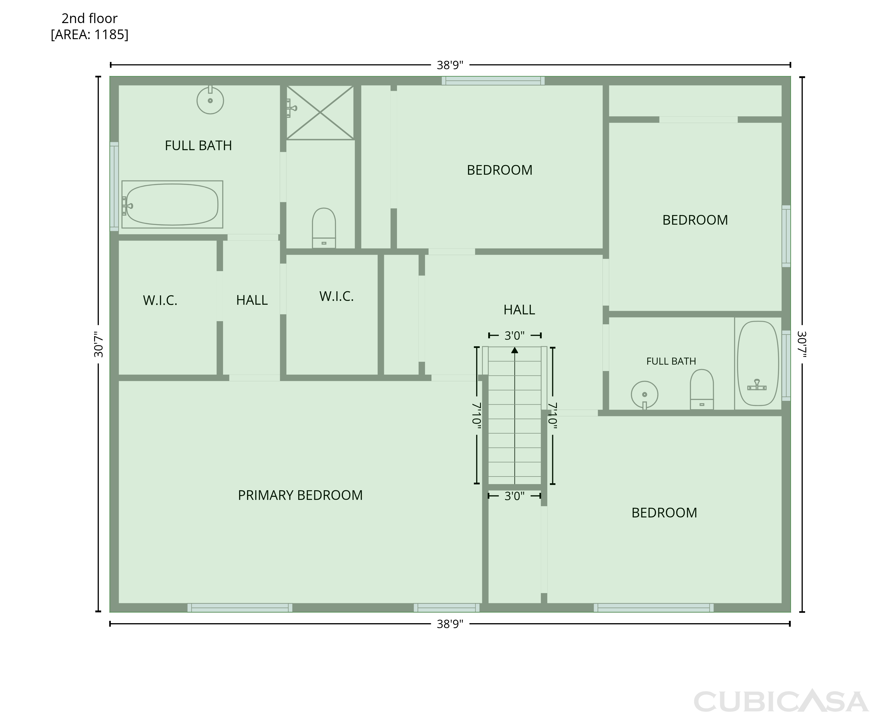 Third Floor of 524 Sun Creek Dr, Winston Salem, NC