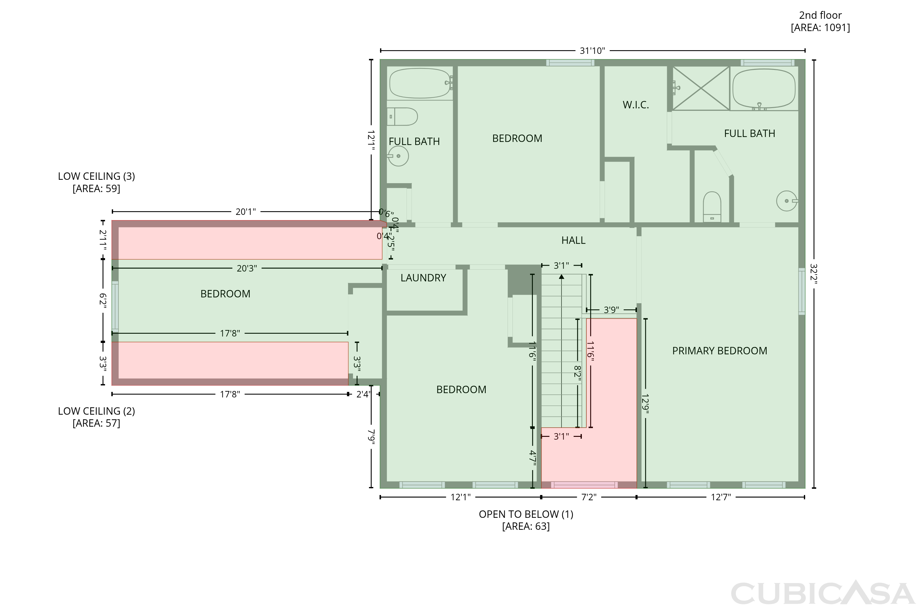 Second Floor of 3772 Havenmist Cv, Suwanee, GA