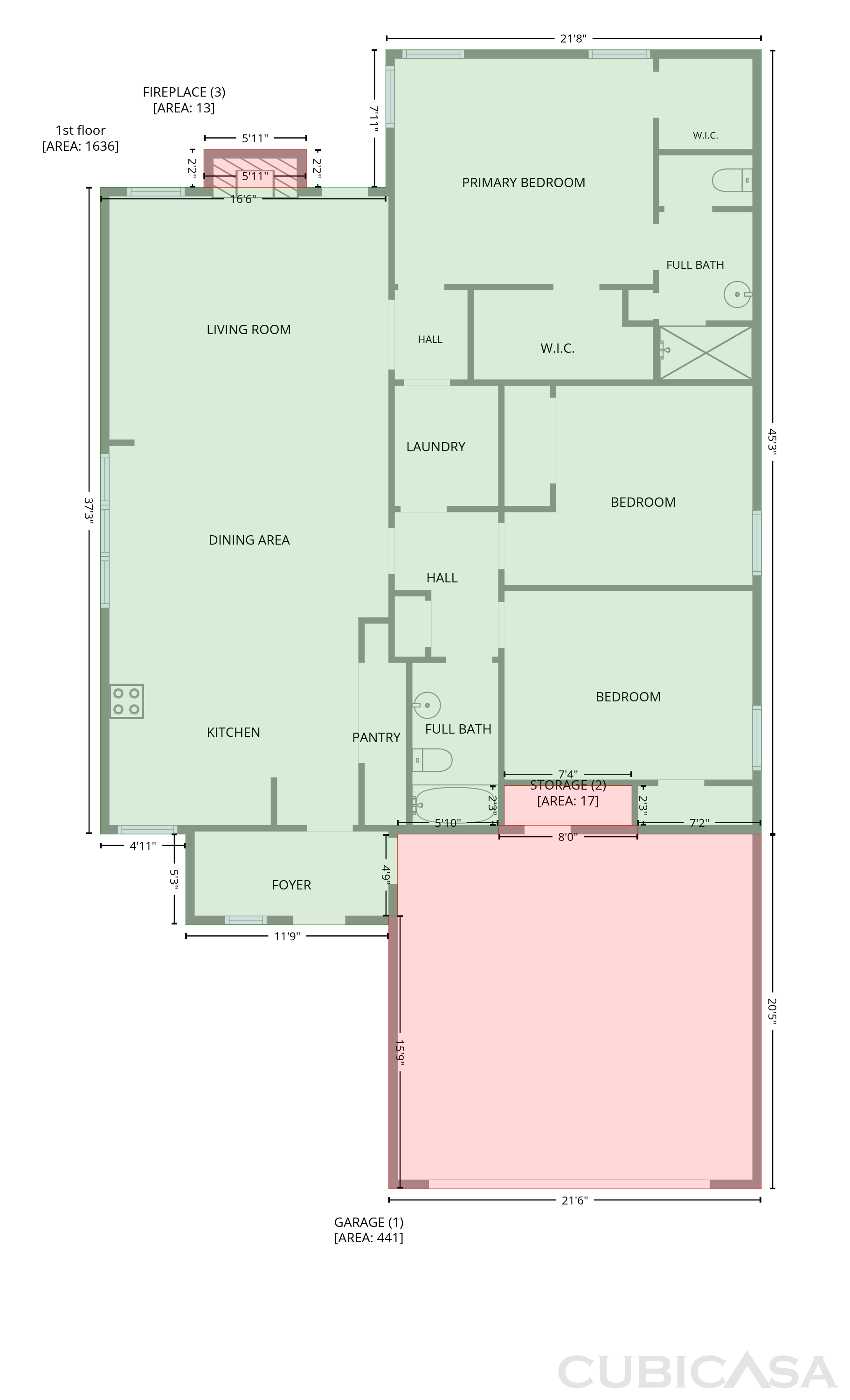 Main Floor of 22605 E 103rd St S, Broken Arrow, OK