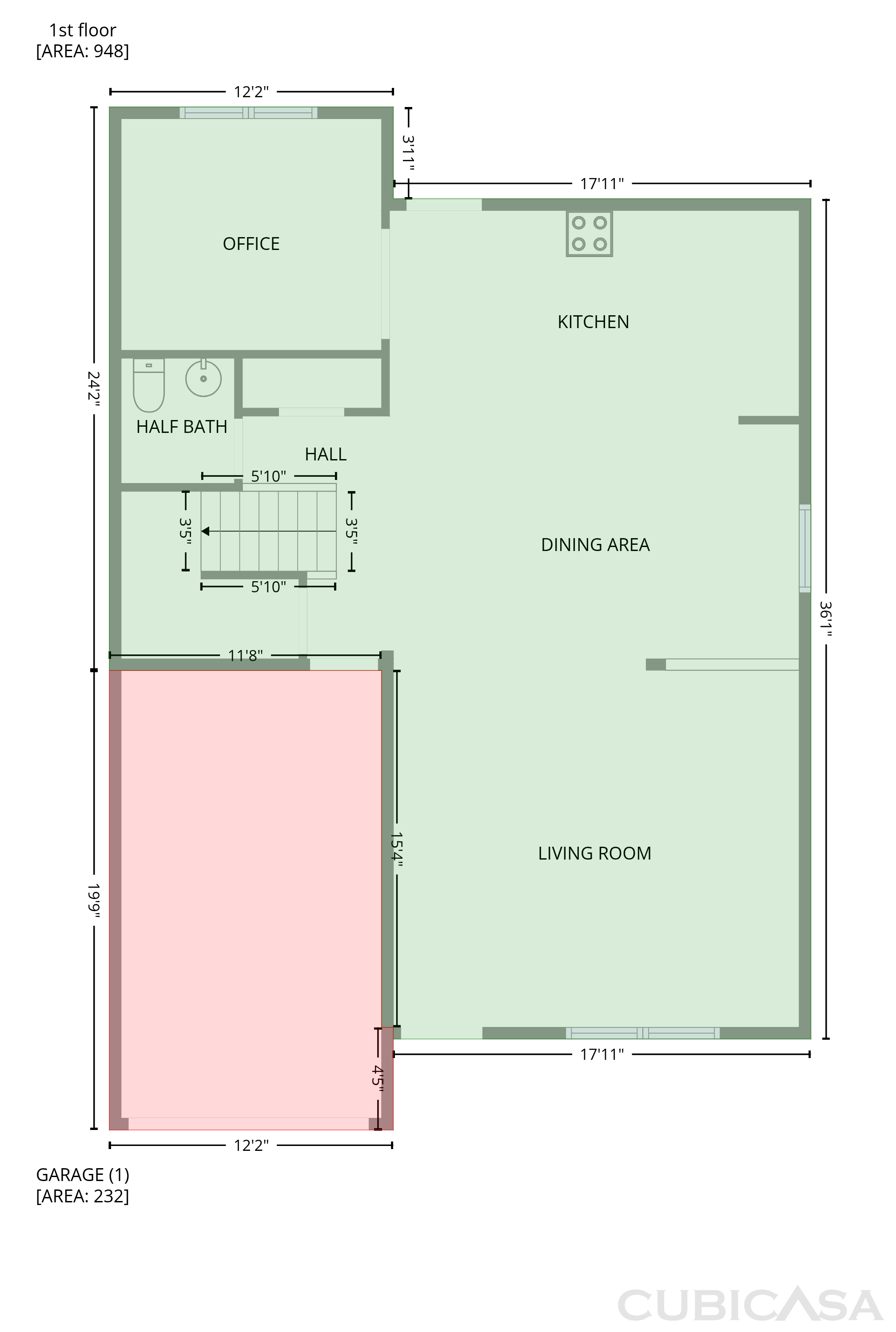Main Floor of 1708 Sawtooth Ct, Landis, NC