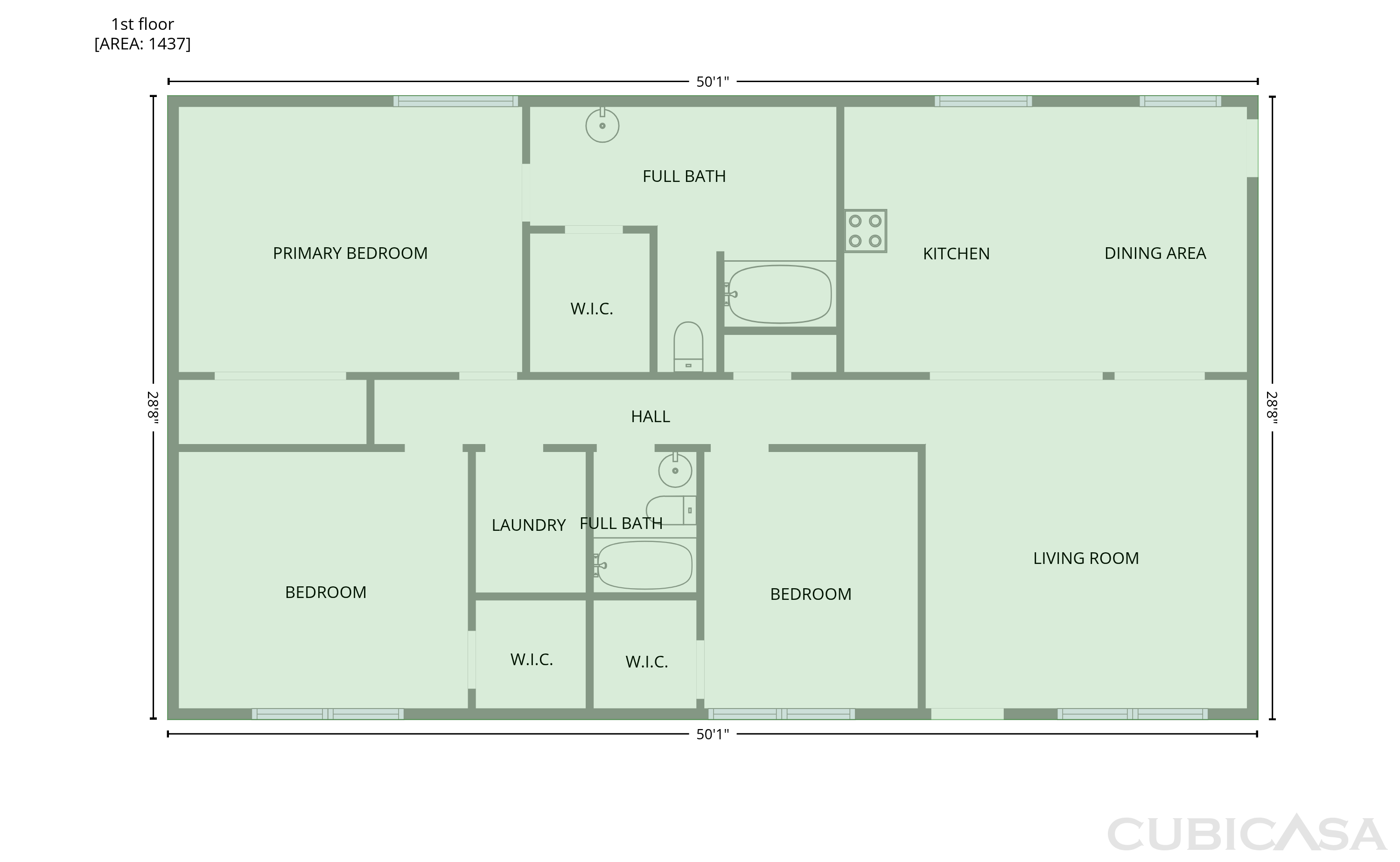 Main Floor of 113 Haven Ln, Shelby, NC