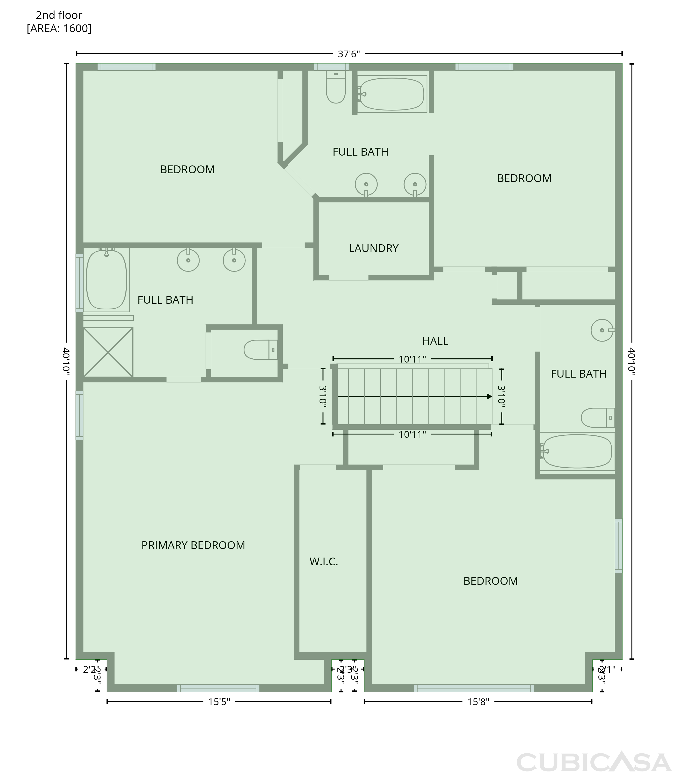 Second Floor of 5013 Shadowbrook Rd, Waxhaw, NC