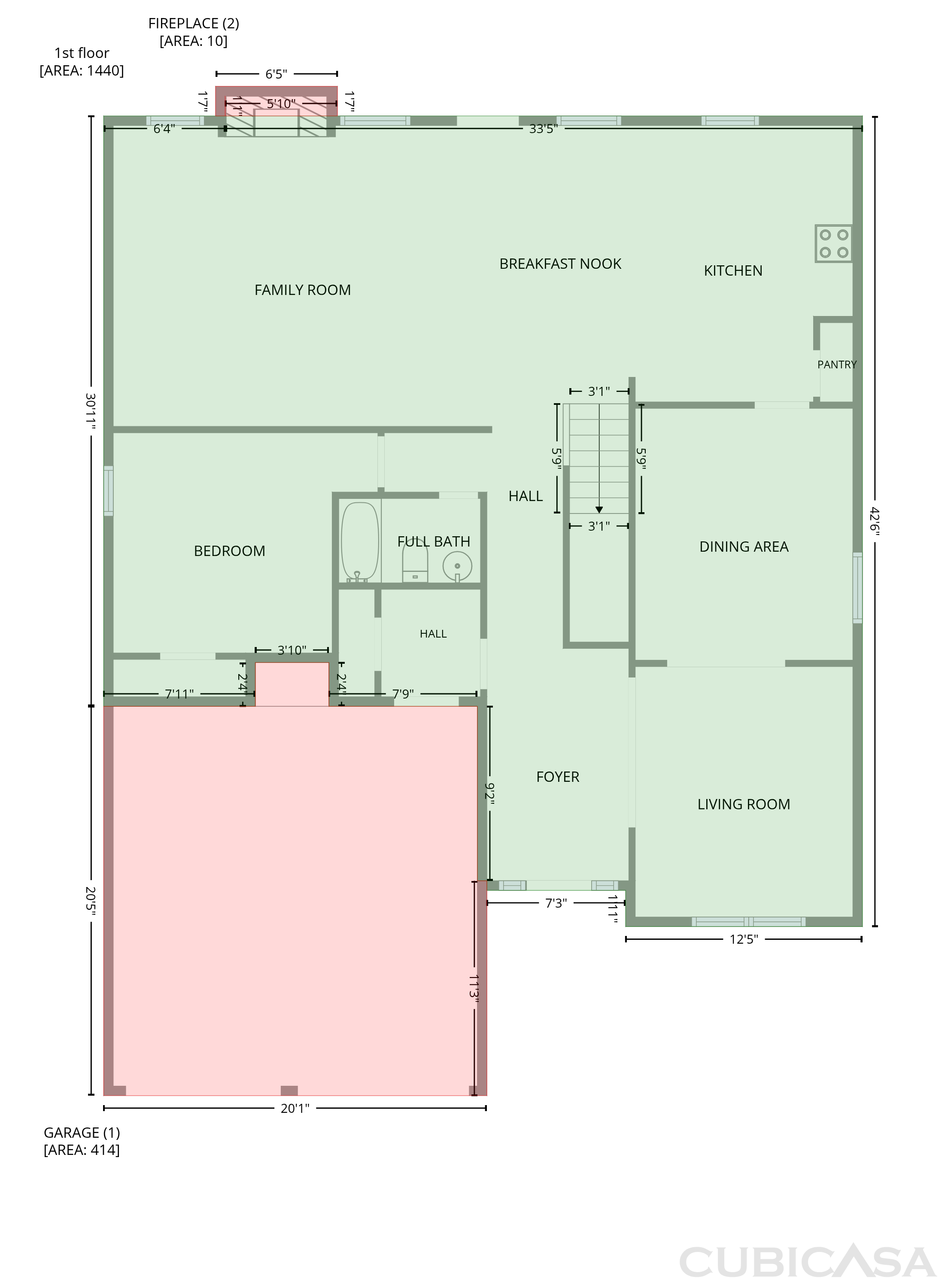 Main Floor of 4025 Village Crossing Cir, Ellenwood, GA