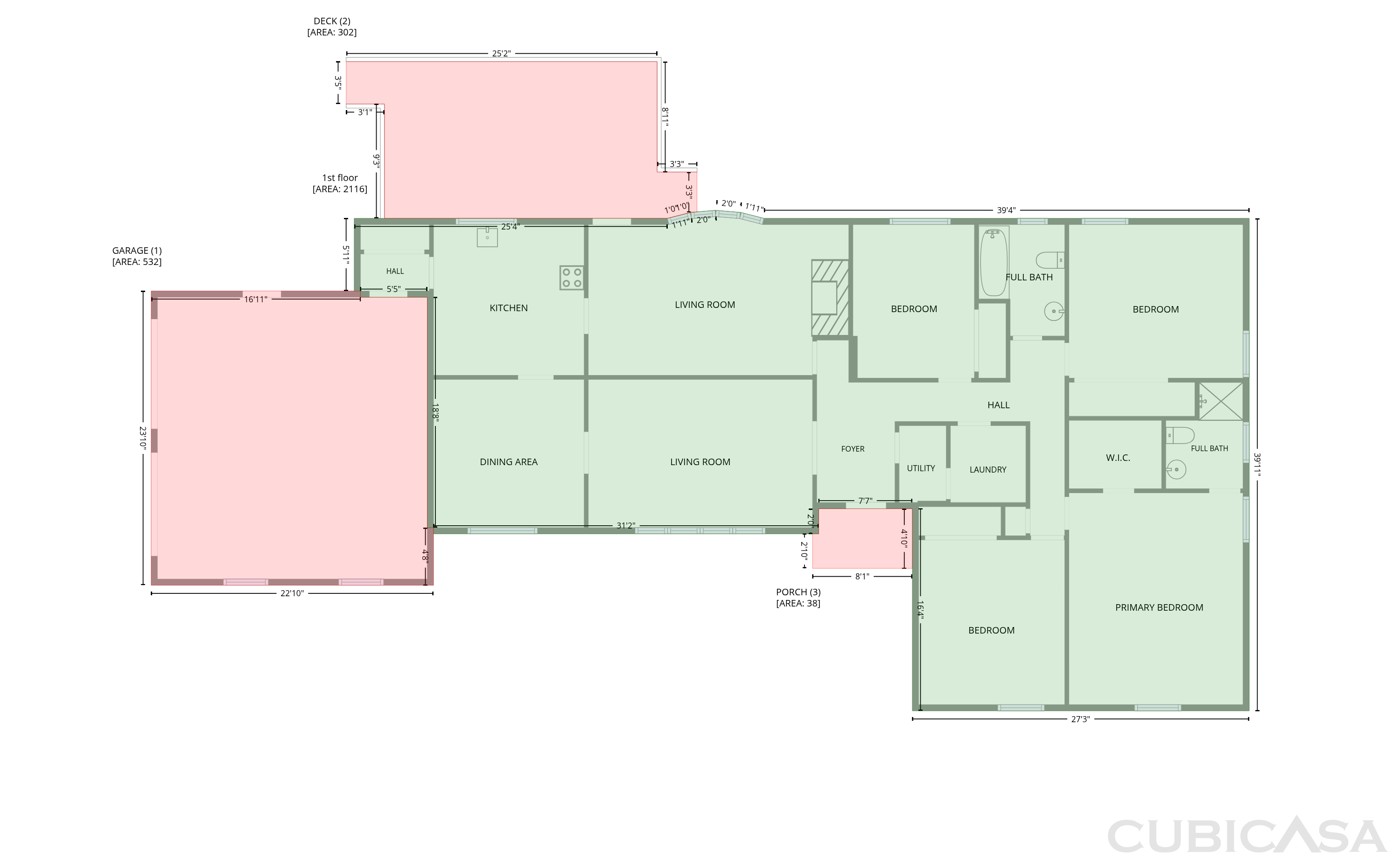 Main Floor of 2101 Fordham Dr, Fayetteville, NC