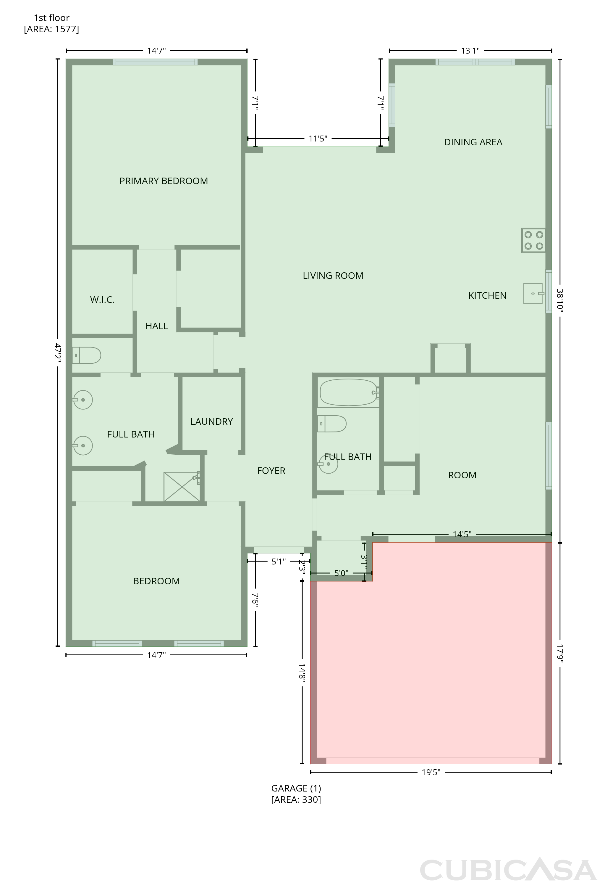 Main Floor of 12473 NW Lynch Ln, Port Saint Lucie, FL