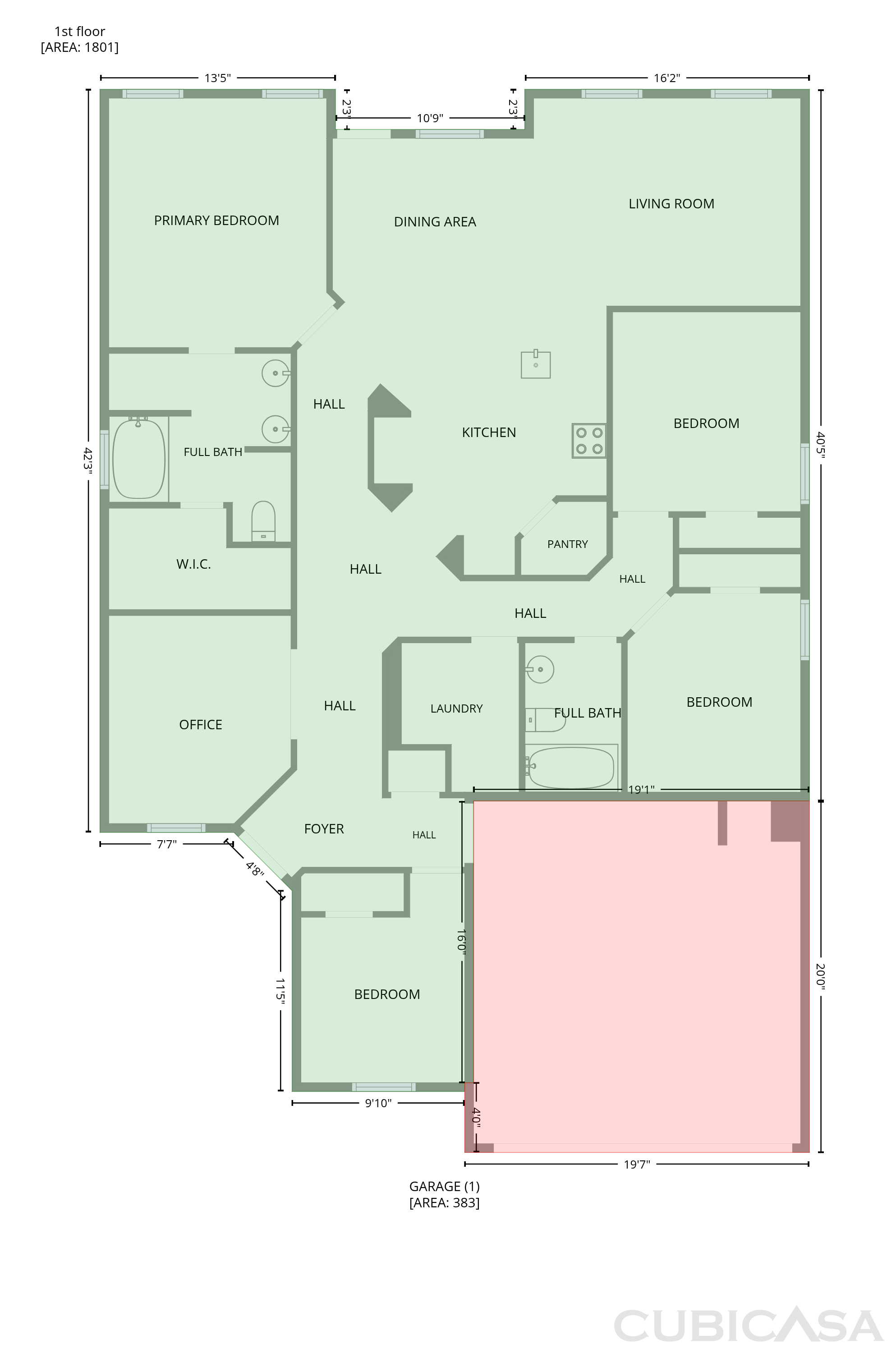 Main Floor of 748 Wylie St, Crowley, TX