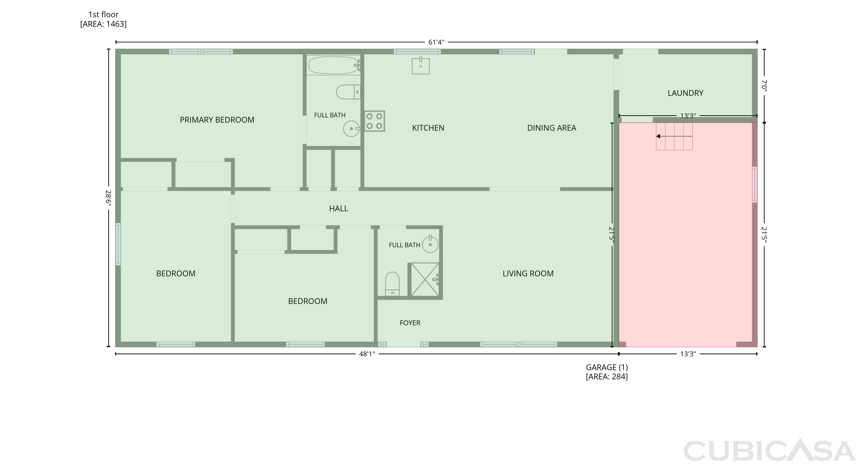 Main Floor of 681 Henry St, Aiken, SC