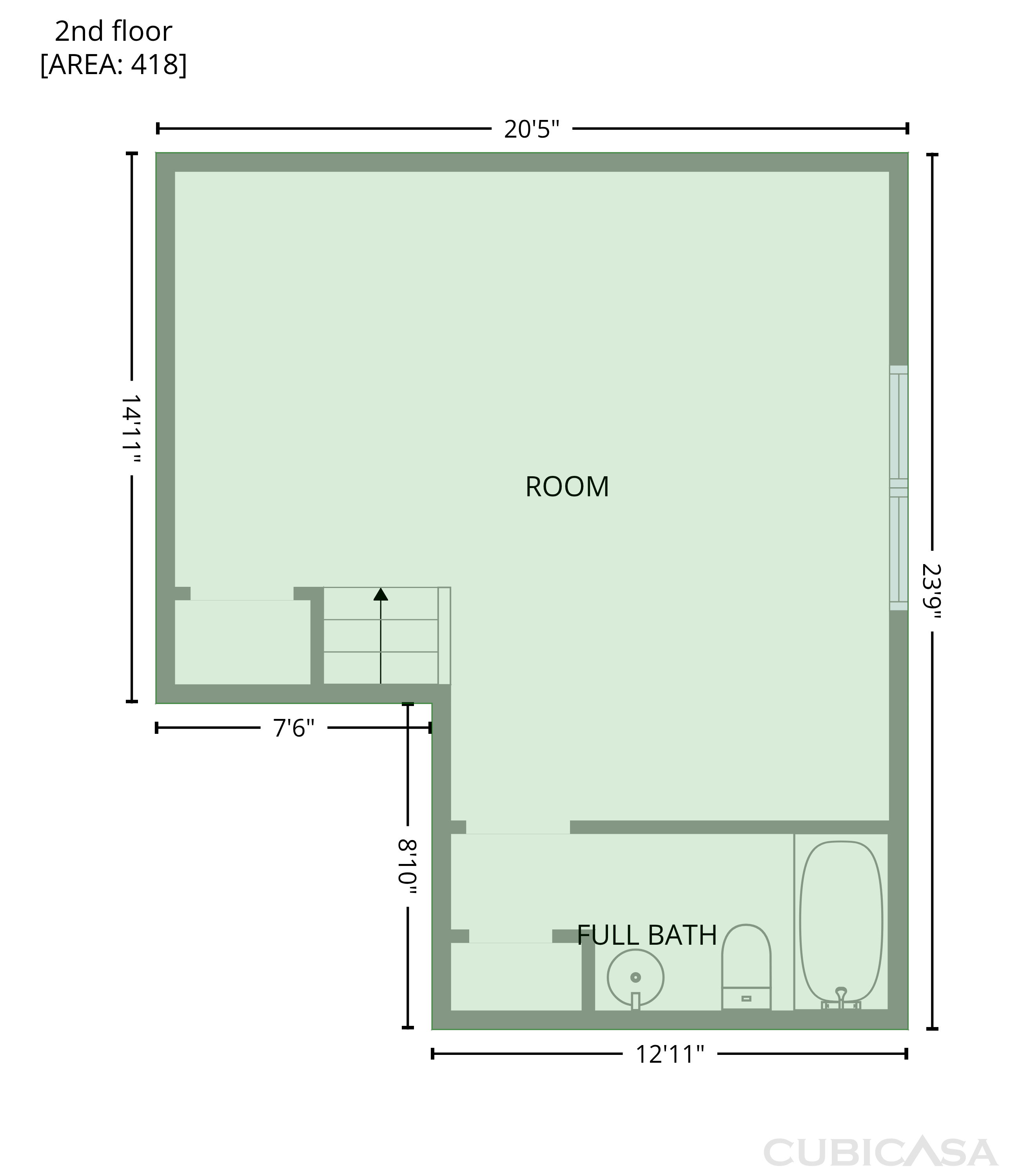 Second Floor of 8 Mayhaw Pt, Sharpsburg, GA