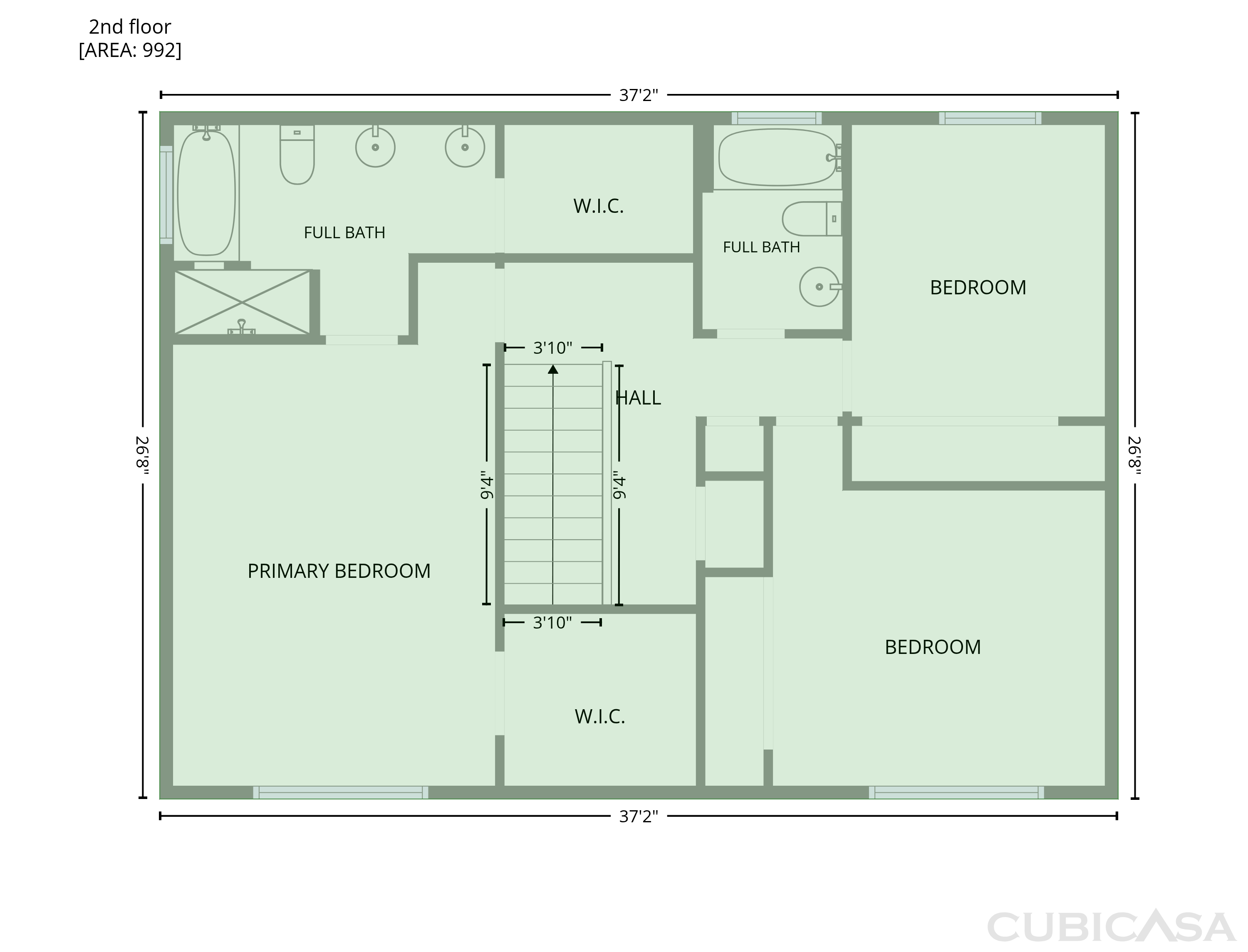 Second Floor of 5438 Cold Spring Ln, North Port, FL