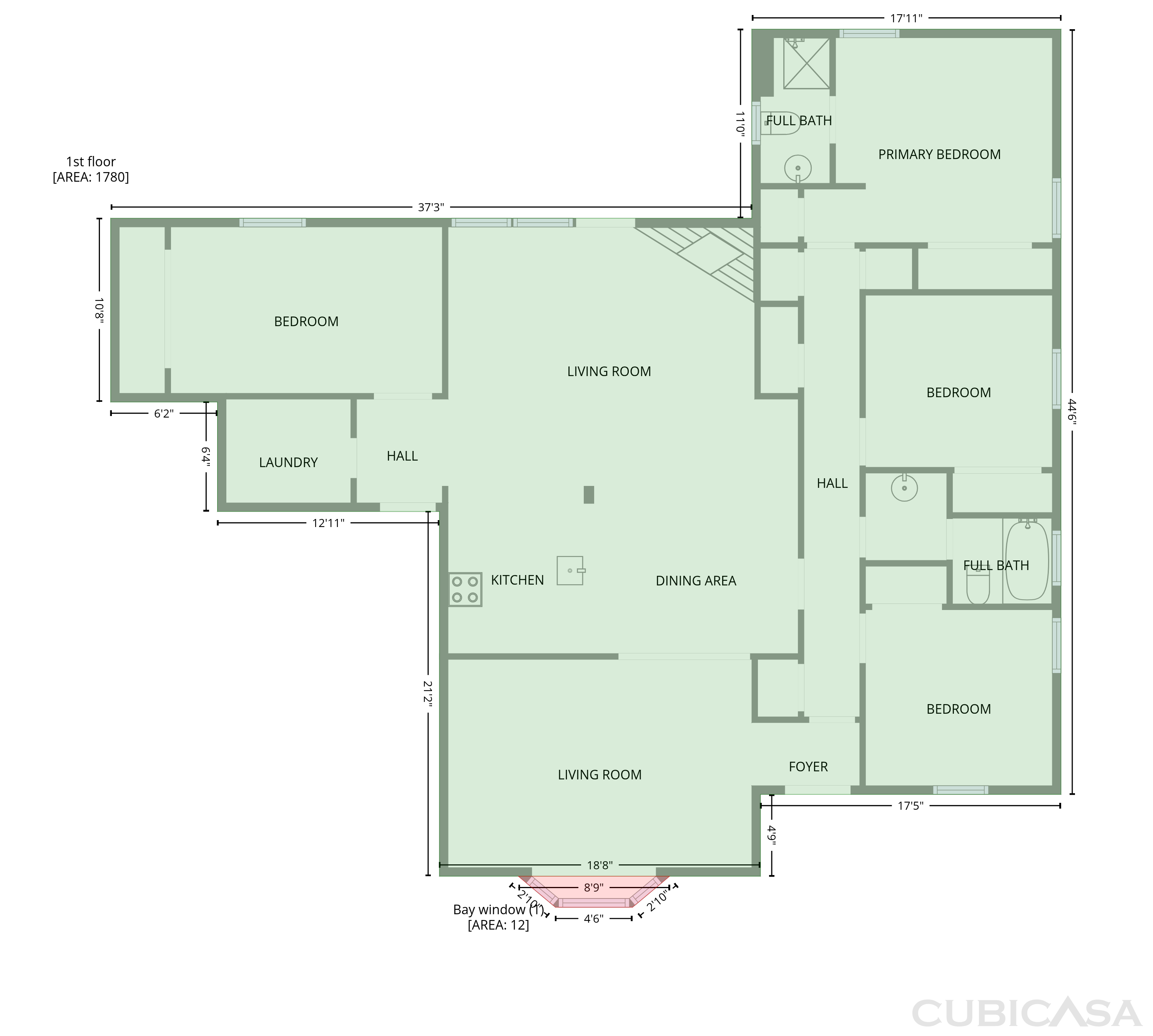 Main Floor of 1805 Brookview Dr, Arlington, TX