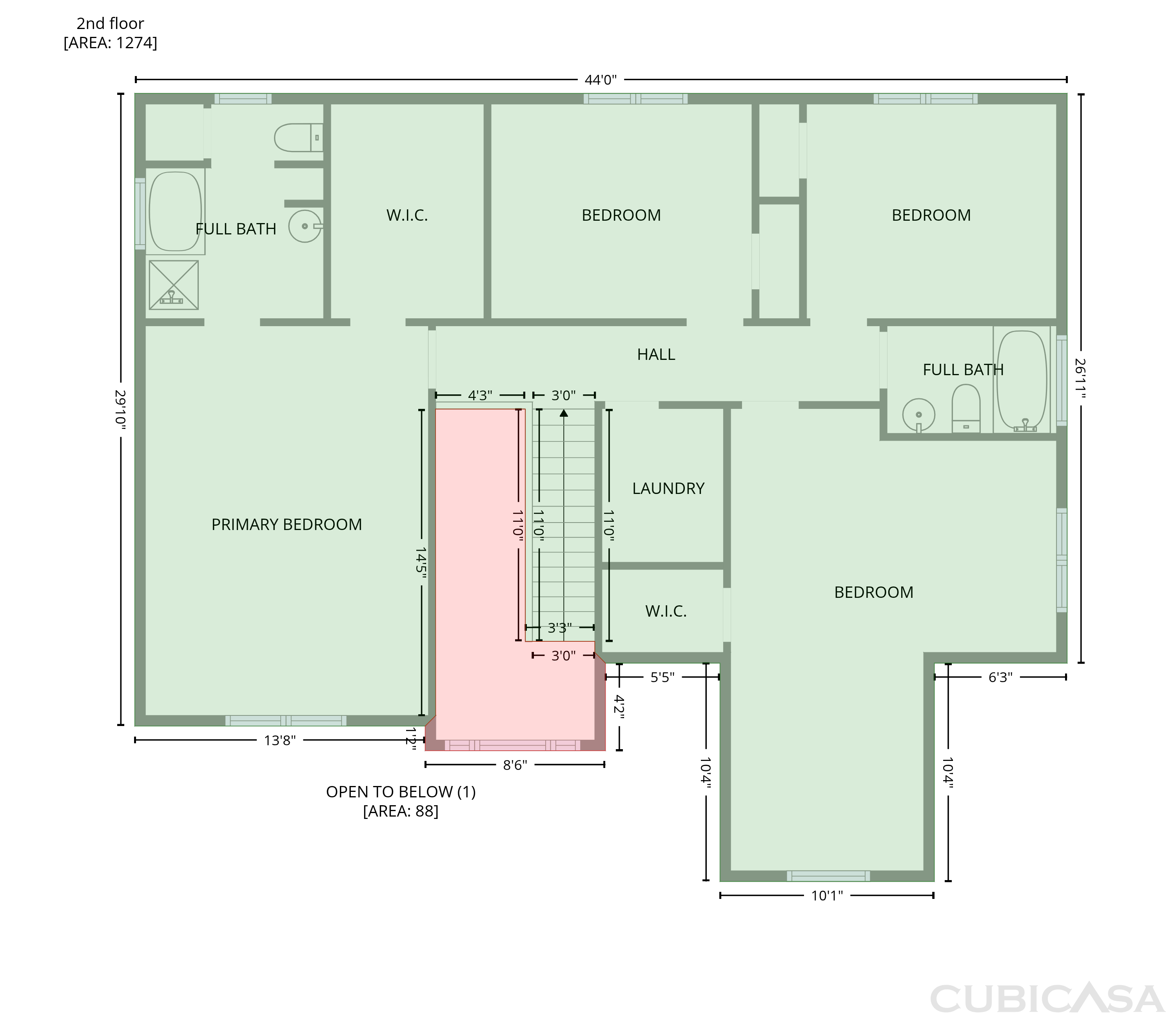 Second Floor of 225 Sarazen Dr, Clayton, NC