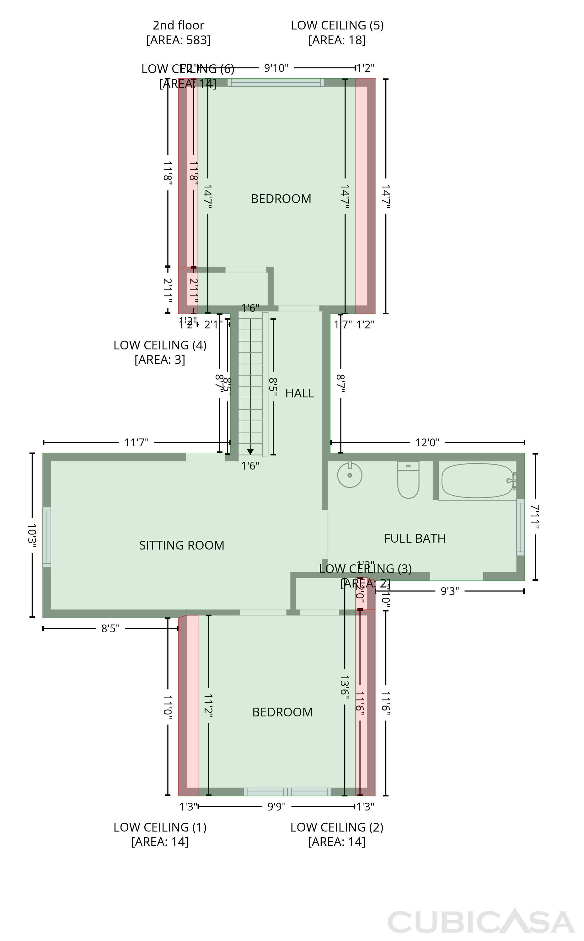 Second Floor of 1402 1st Avenue Pl NW, Hickory, NC
