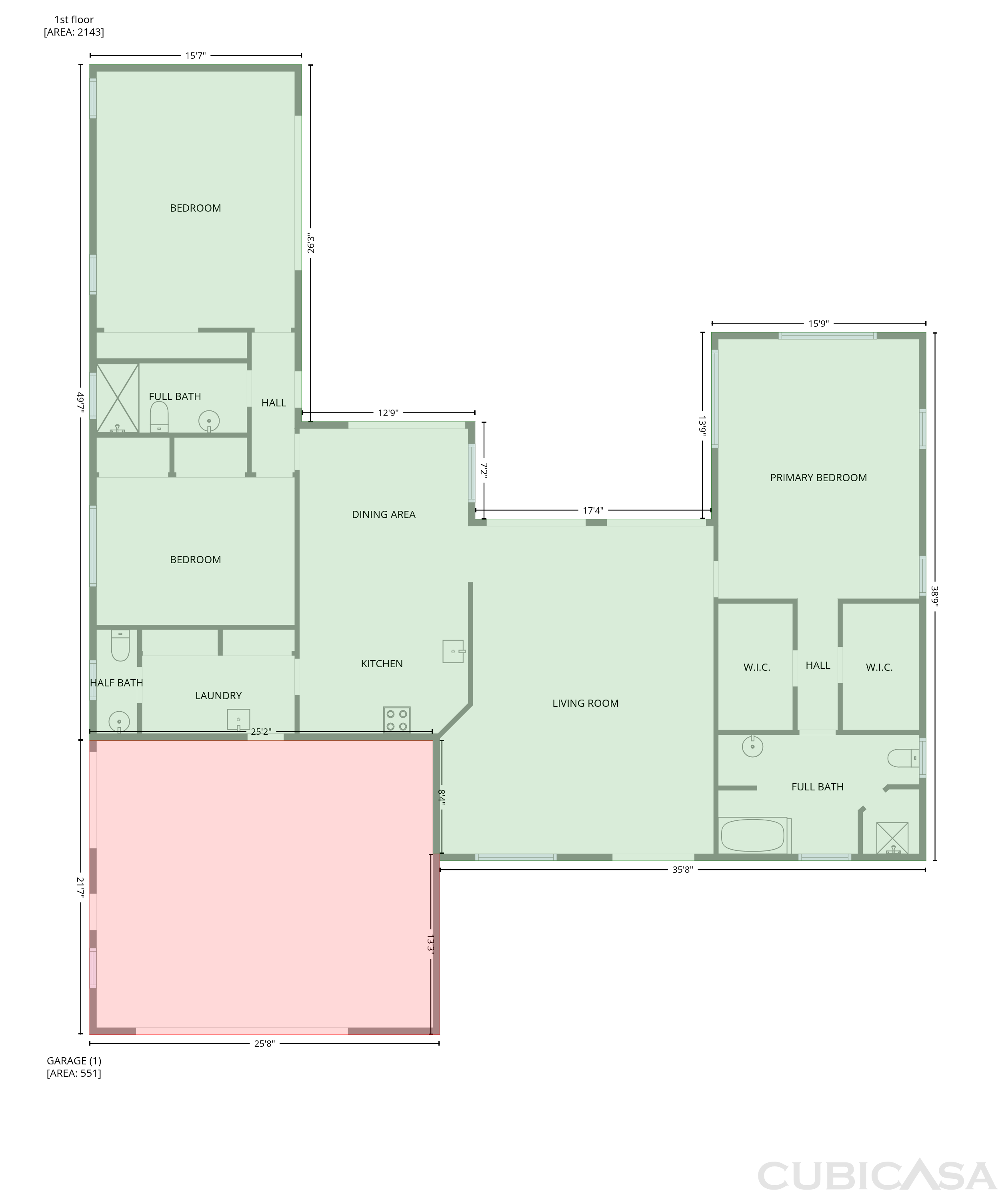 Main Floor of 7 Bunker Rd, Rotonda West, FL