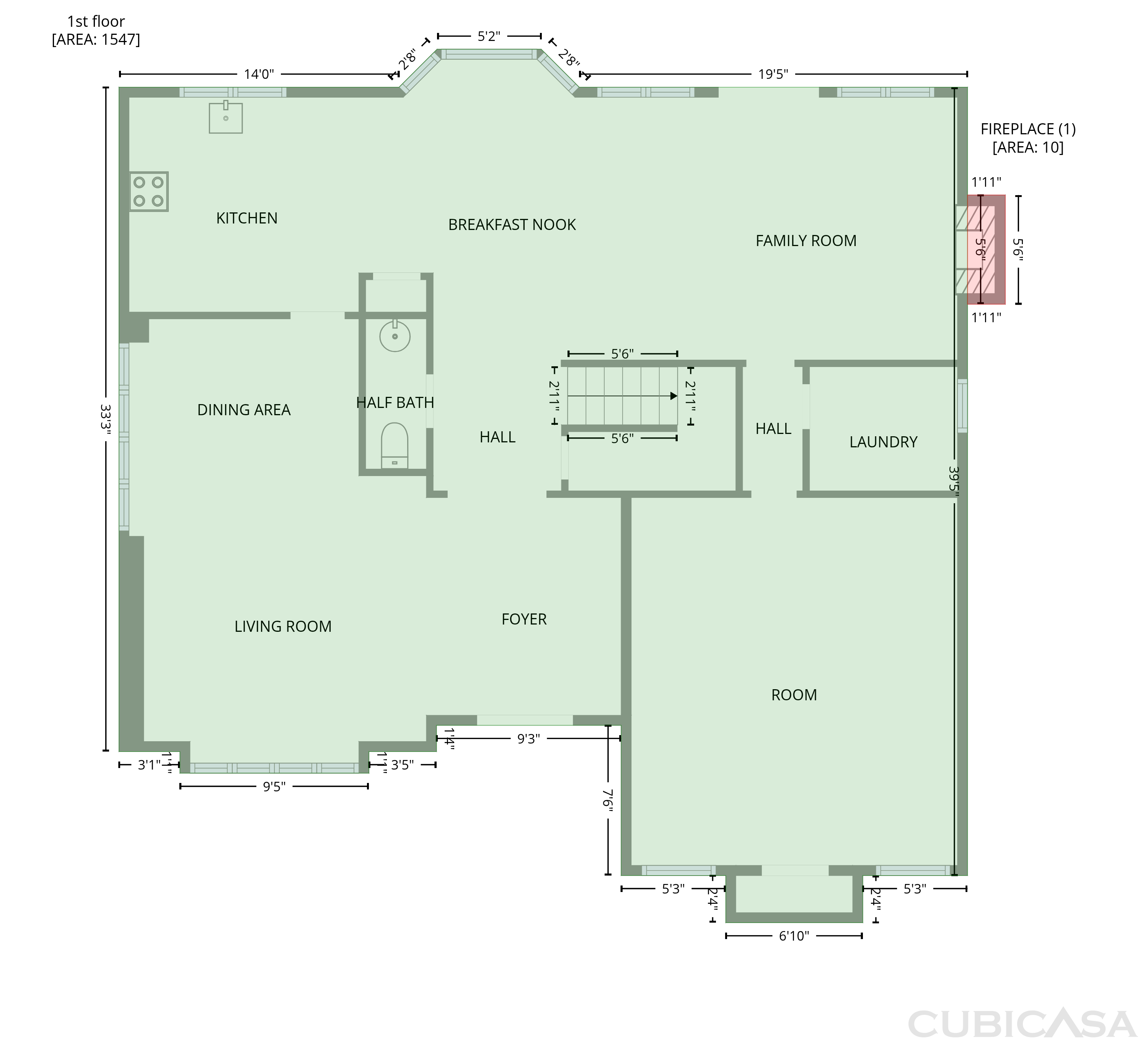 Main Floor of 644 Laurel Wood Dr SW, Marietta, GA