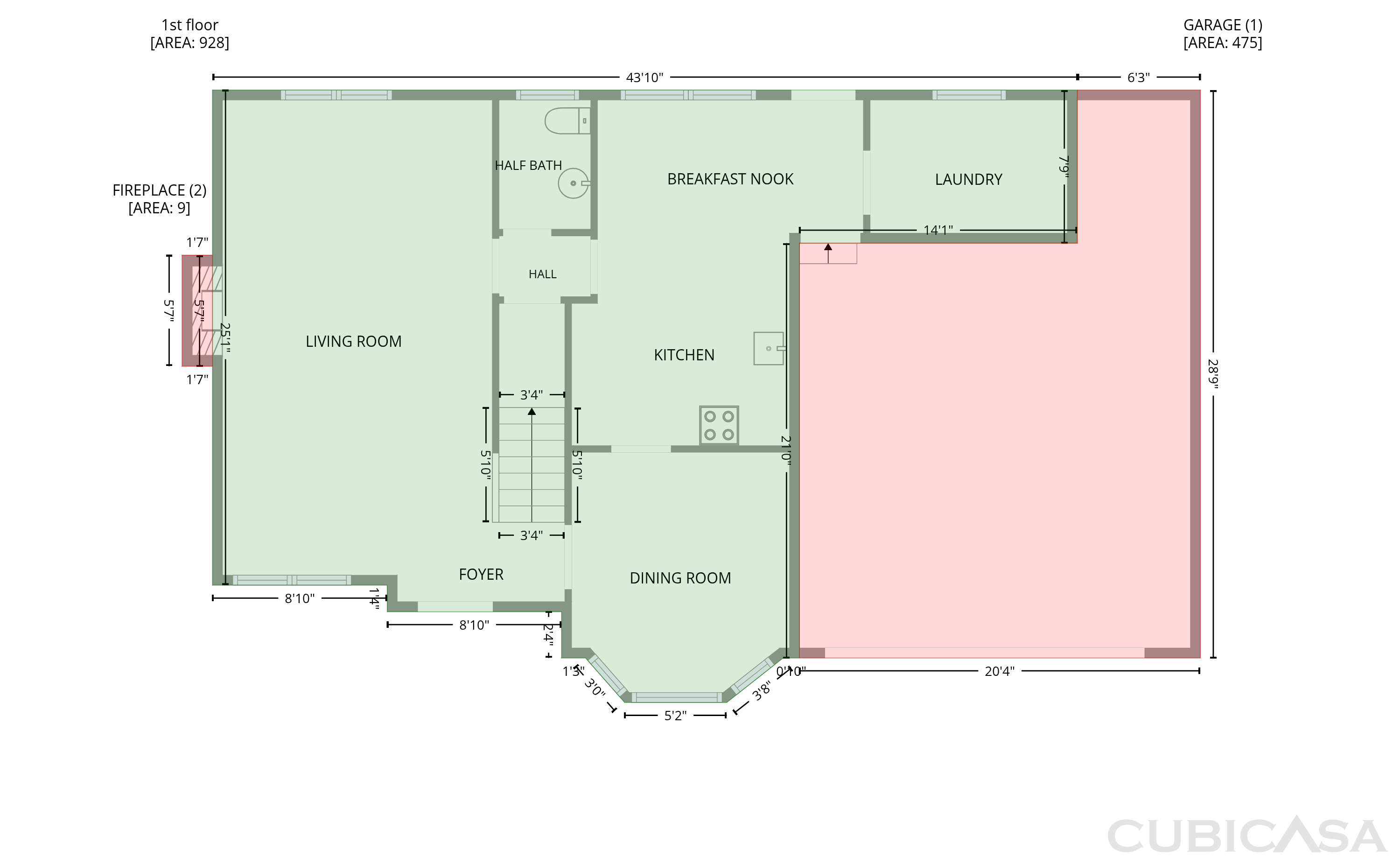 Main Floor of 1039 Plantation Blvd SE, Conyers, GA