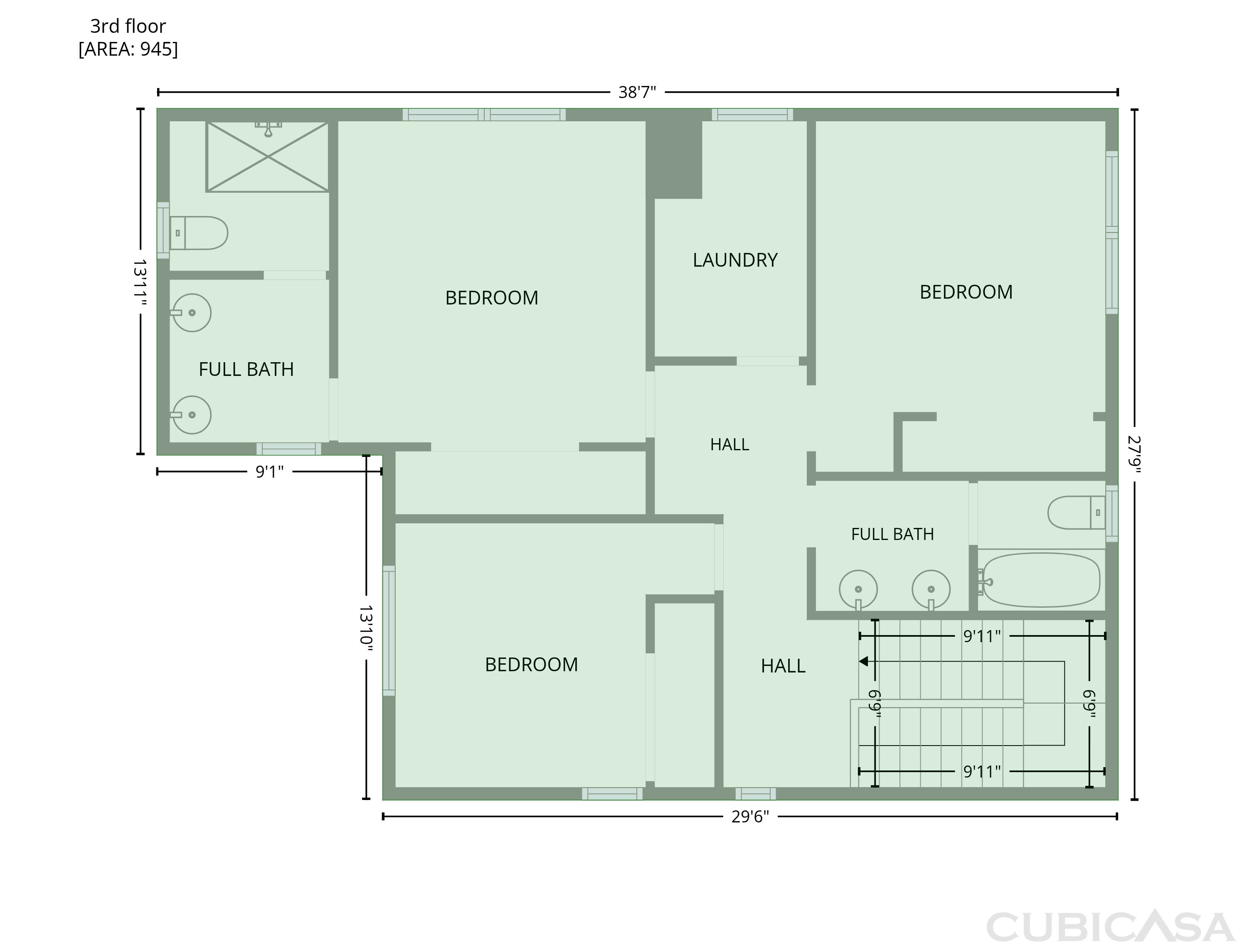 Third Floor of 9034 Rudder Way, Newark, CA