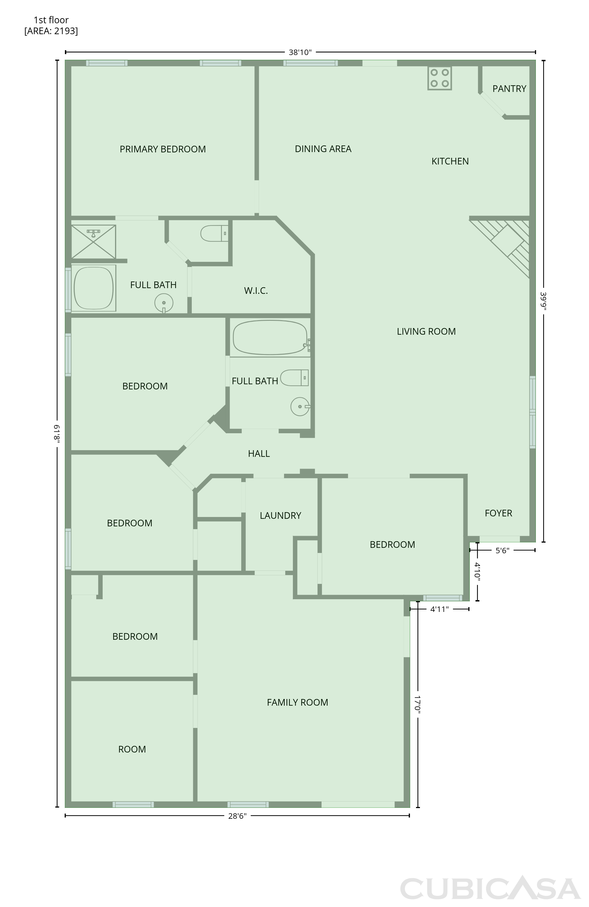 Main Floor of 109 Eagle Dr, Luling, TX