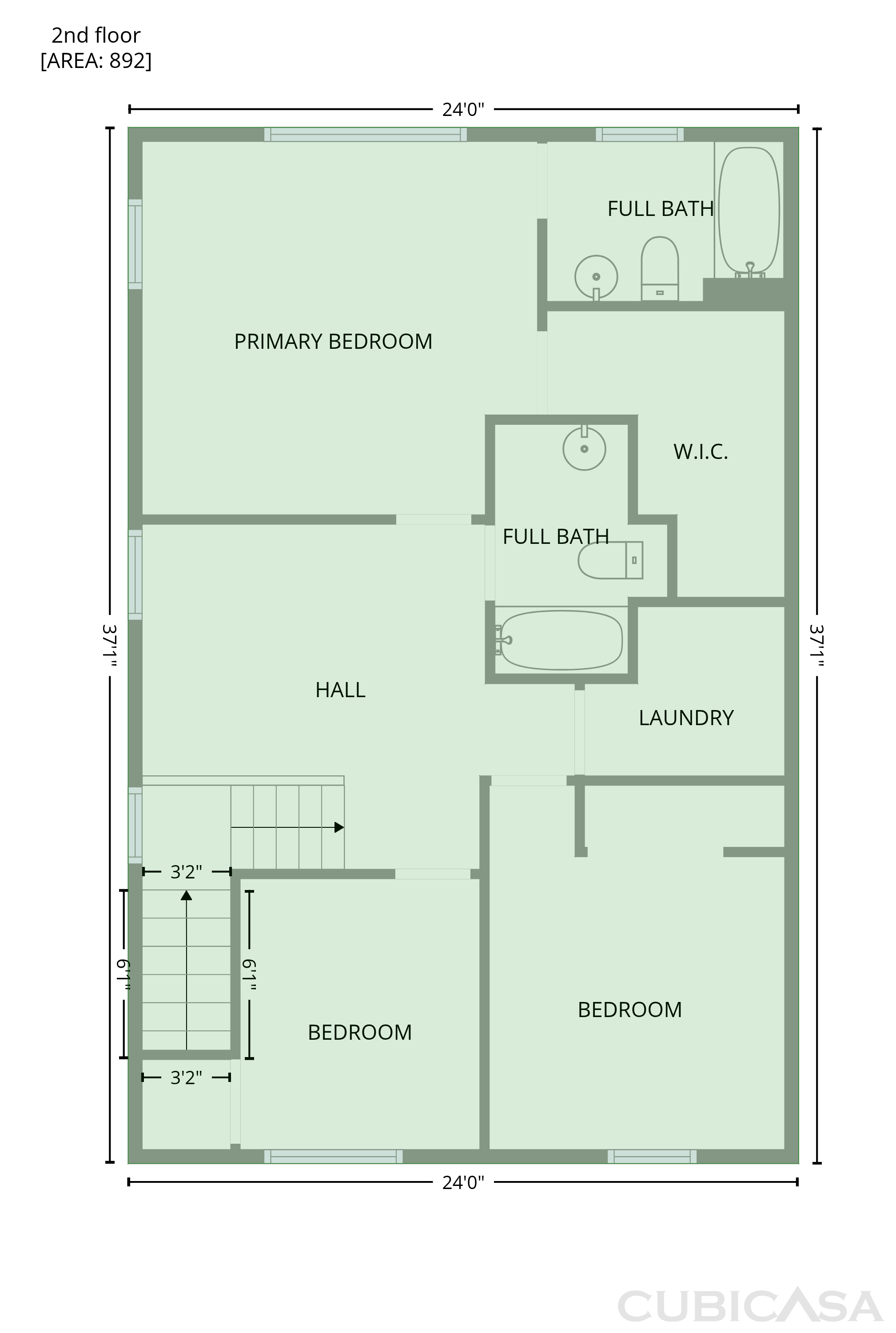 Second Floor of 834 Central Park Ave, Greensboro, NC