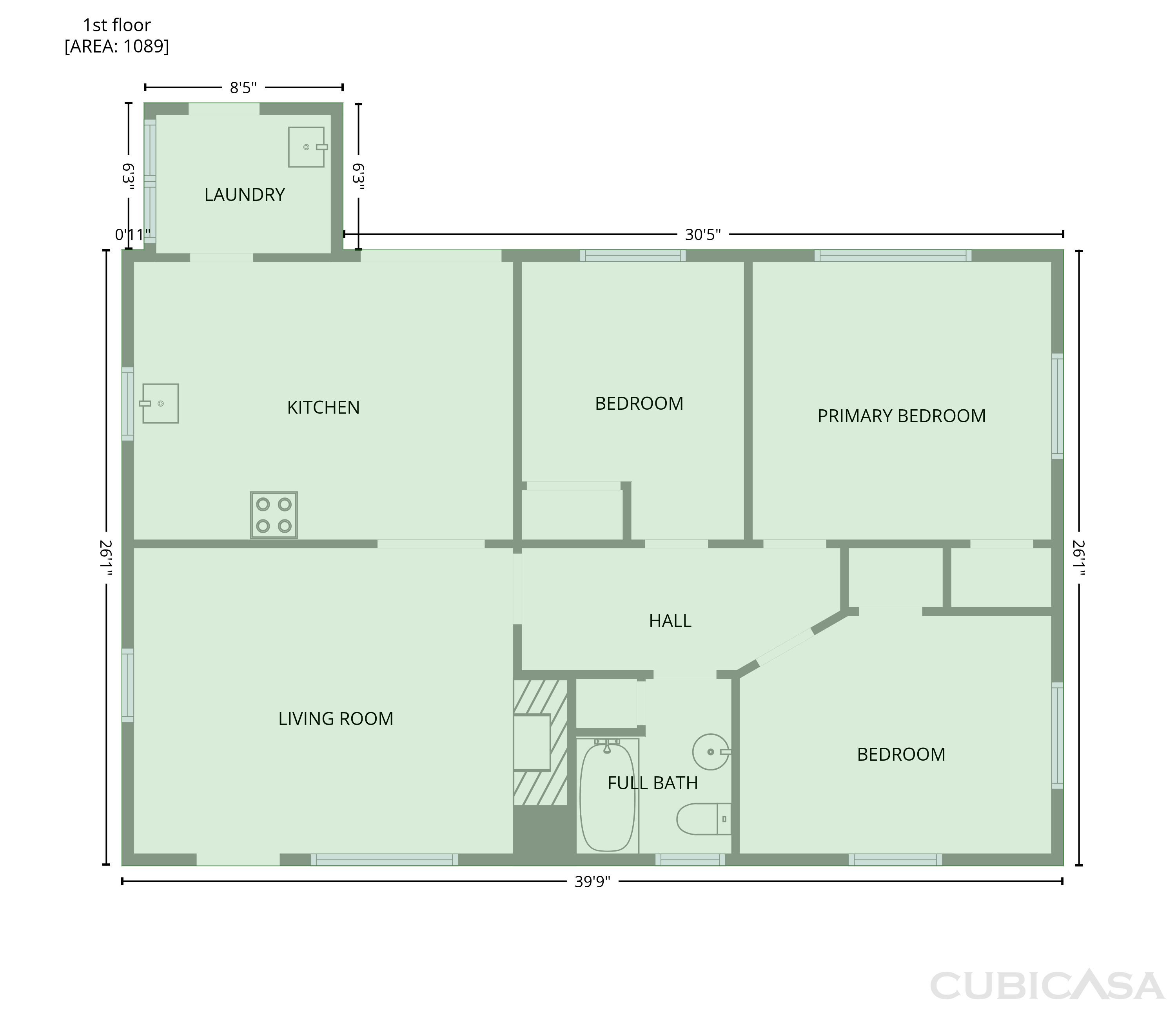 Main Floor of 808 Lowery St, Shelby, NC