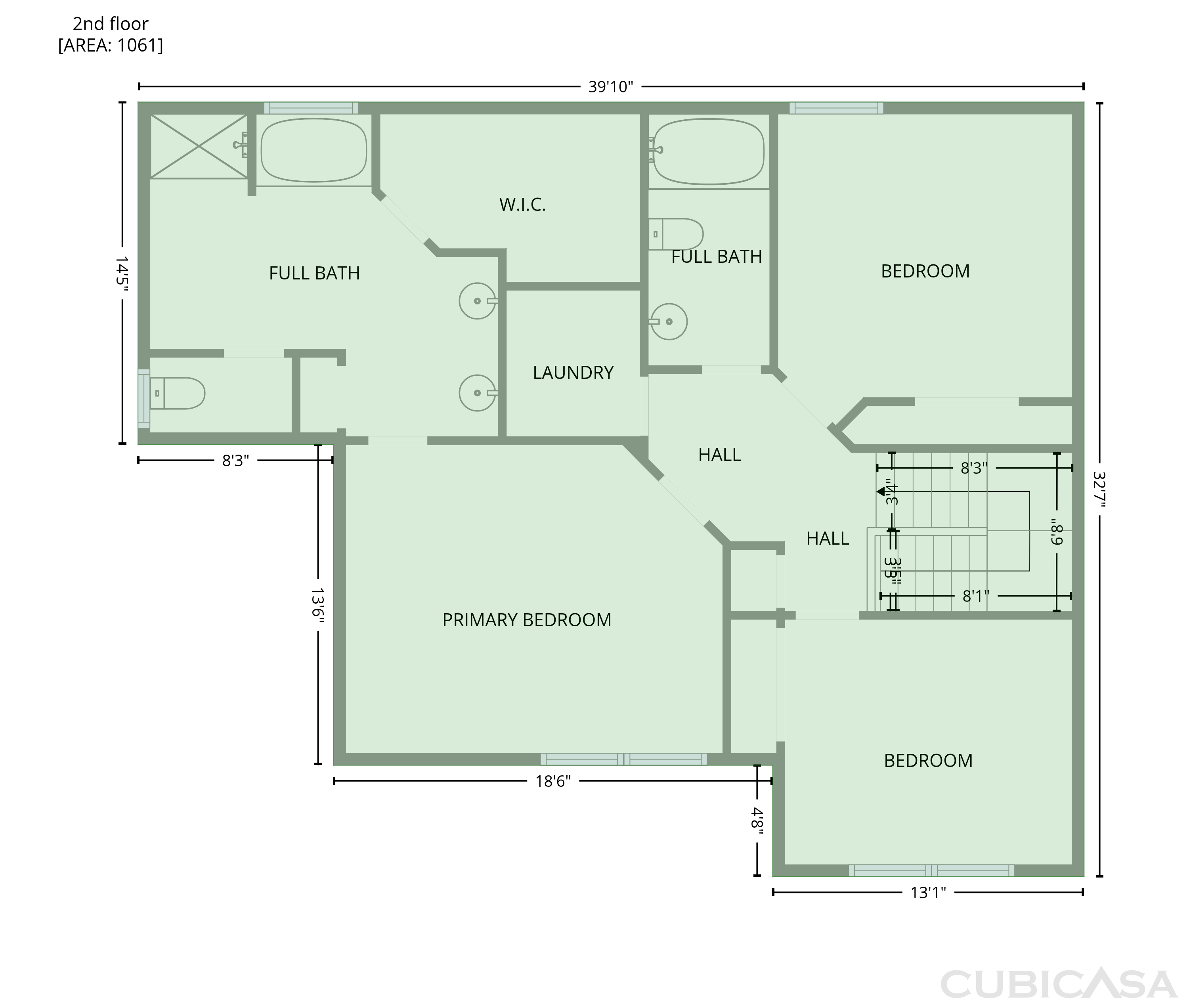 Second Floor of 9518 Rushmore Cir, Braselton, GA