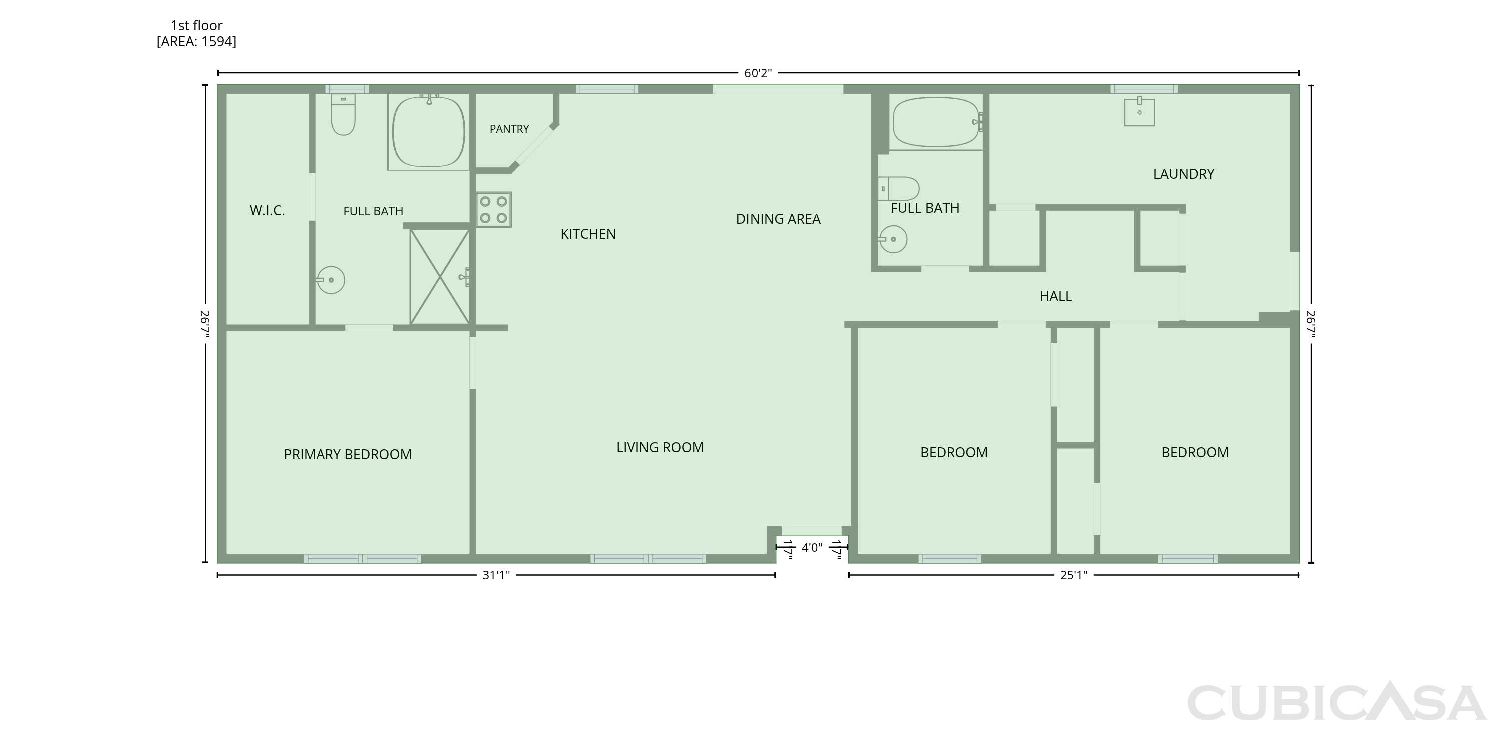 Main Floor of 3911 W Forrest Park Dr, Bloomington, IN