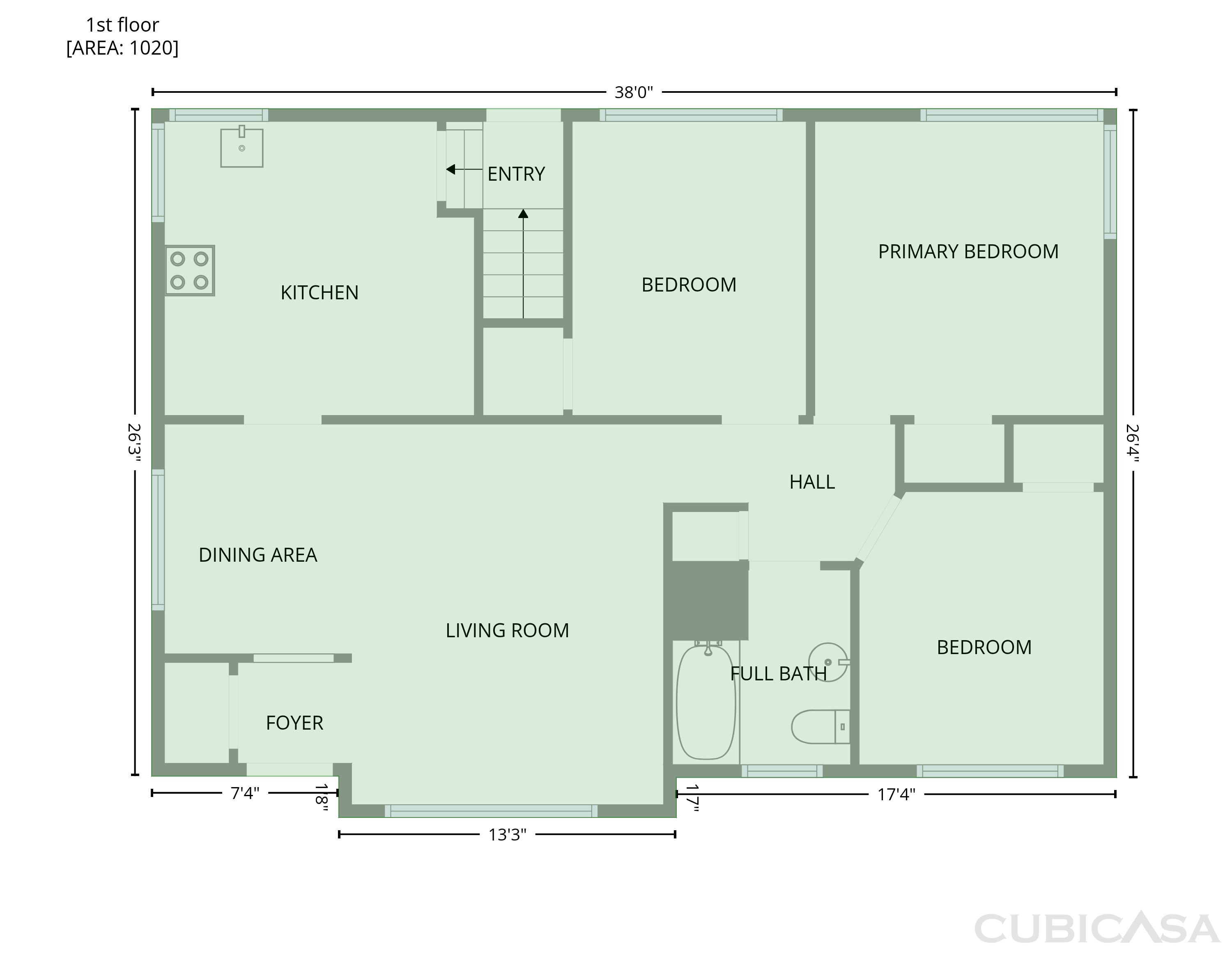 Second Floor of 28832 Kaufman St, Roseville, MI