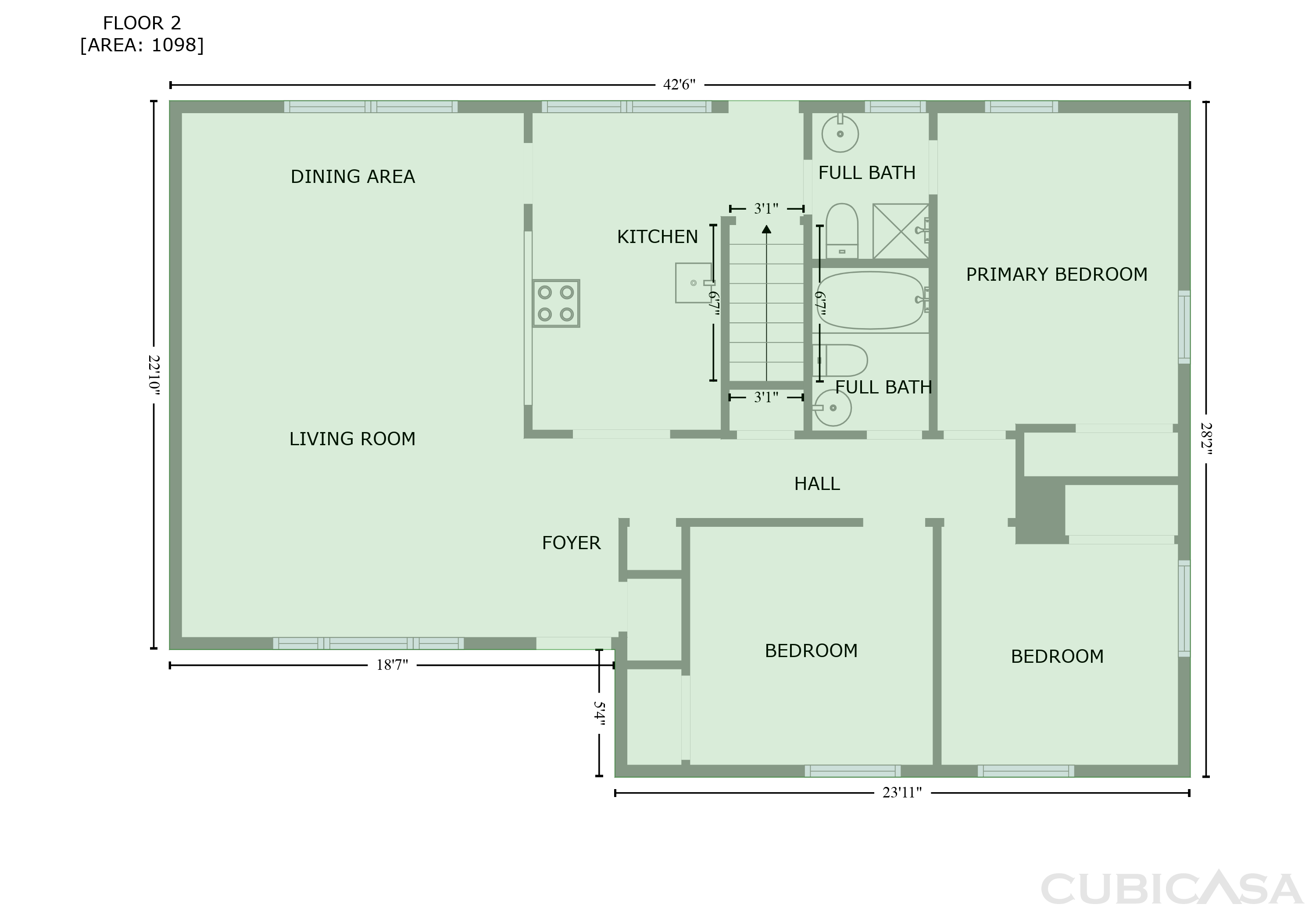 Second Floor of 4131 Burton Dr, Stow, OH