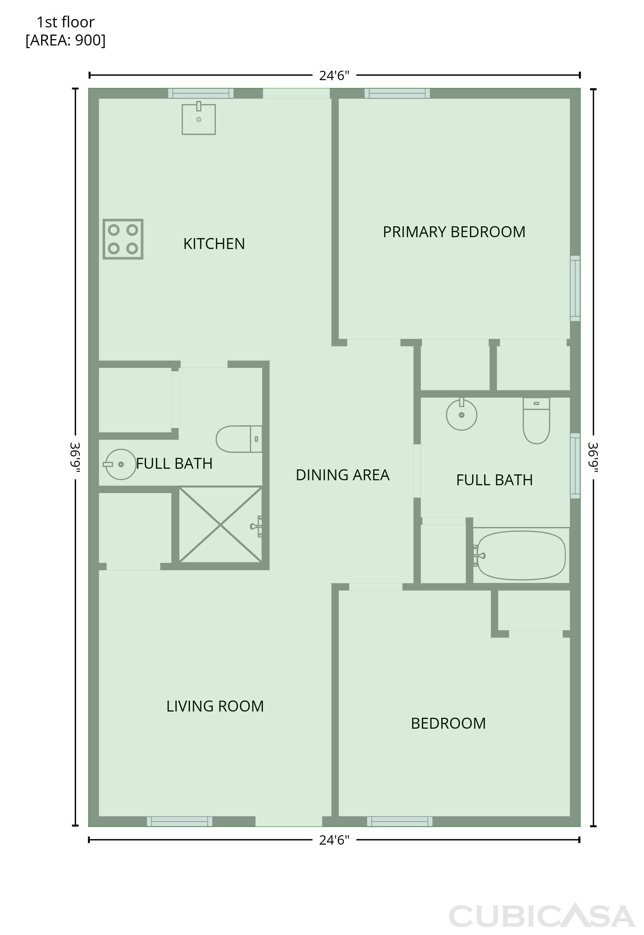 Main Floor of 509 Drake Ave, Nashville, TN
