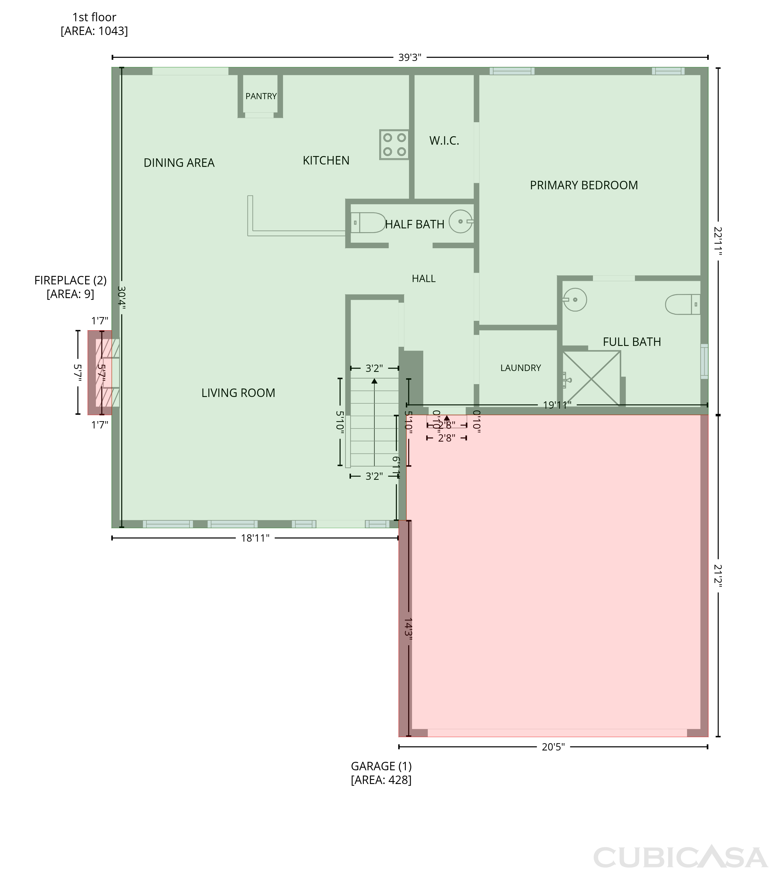 Main Floor of 3208 Timberdale Dr, Clarksville, TN