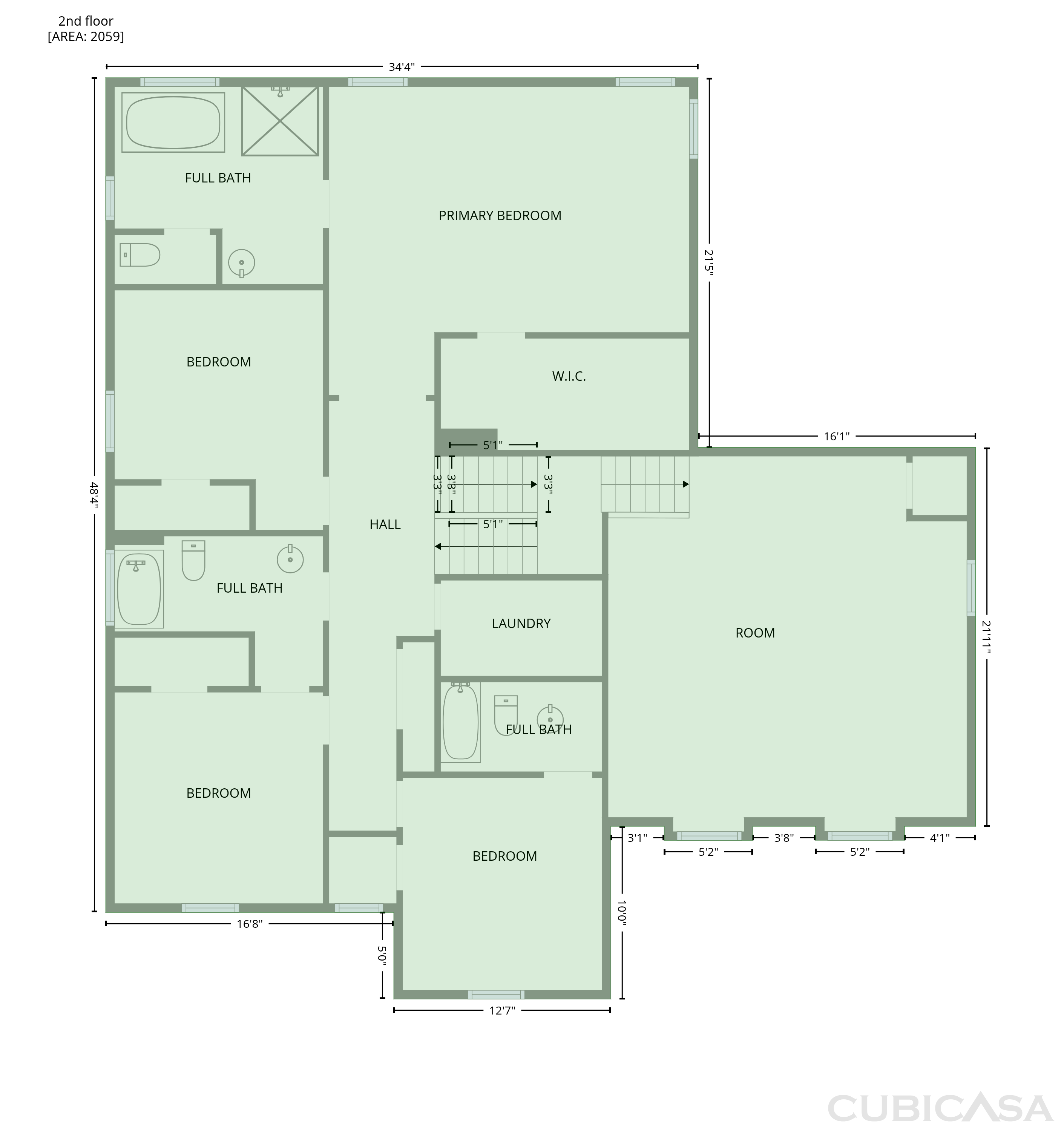 Second Floor of 3001 Sterling Dr, Waxhaw, NC