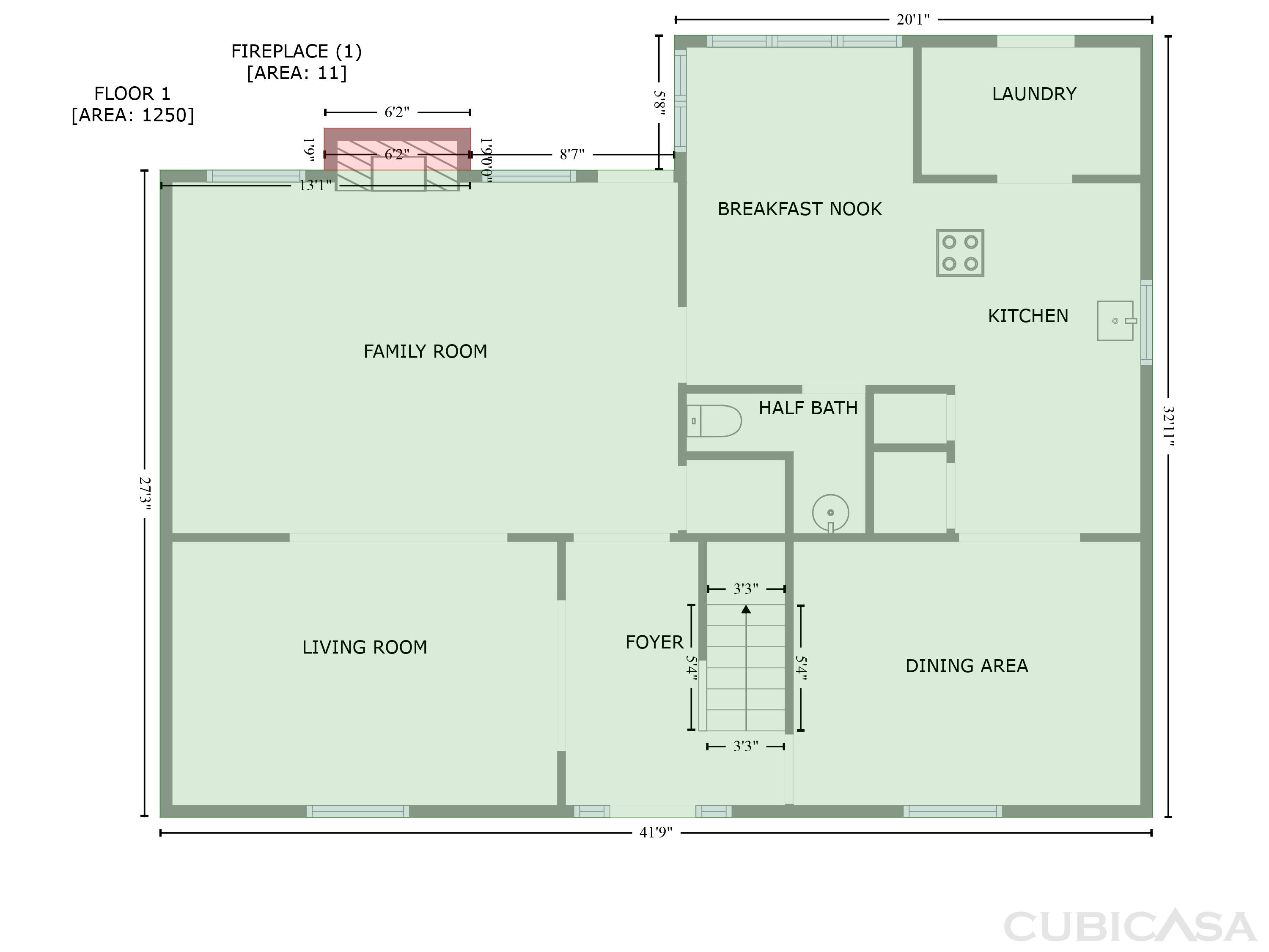 Main Floor of 515 Rosewood Dr, Shenandoah, TX