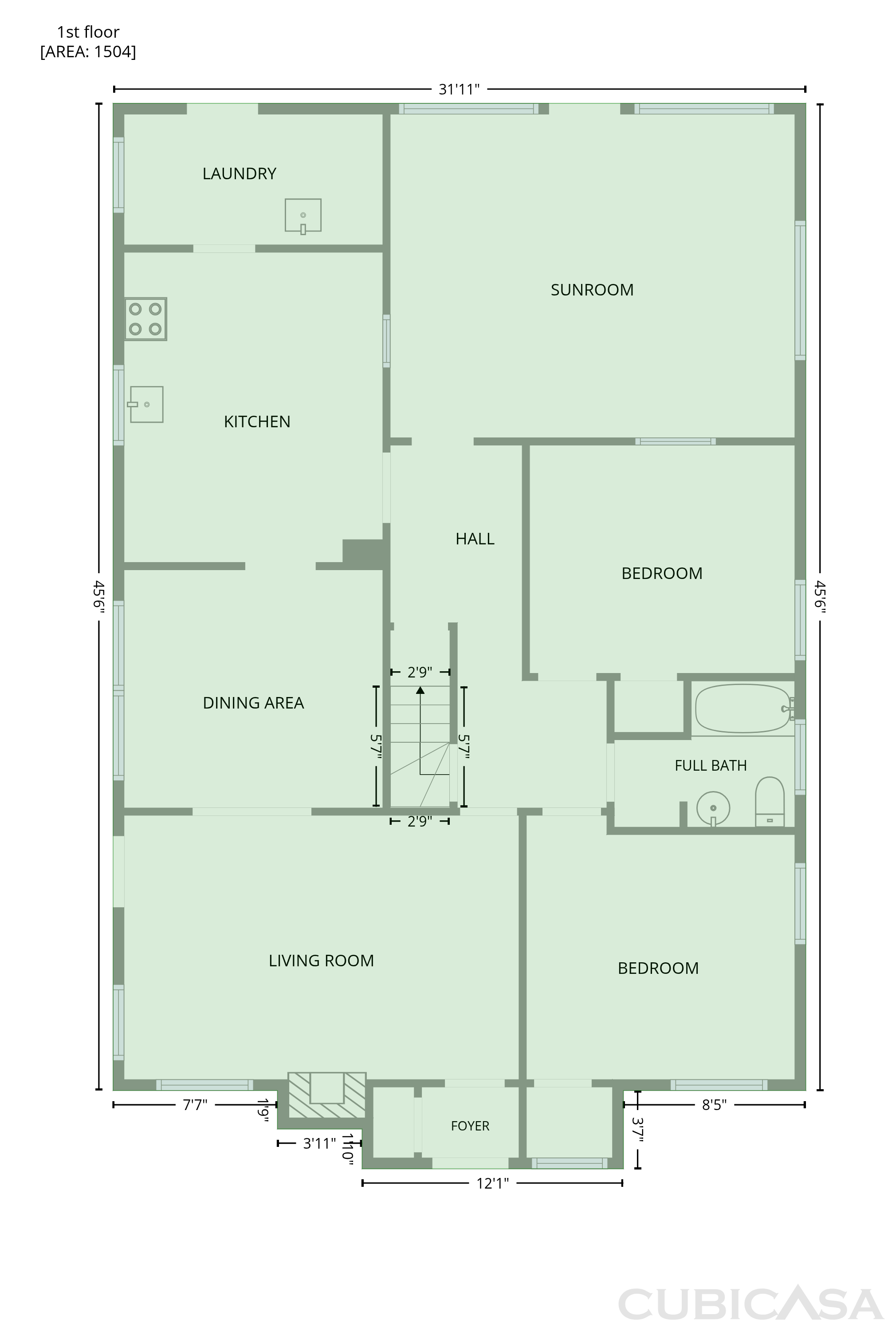 Main Floor of 306 Fayetteville St, Newton Grove, NC